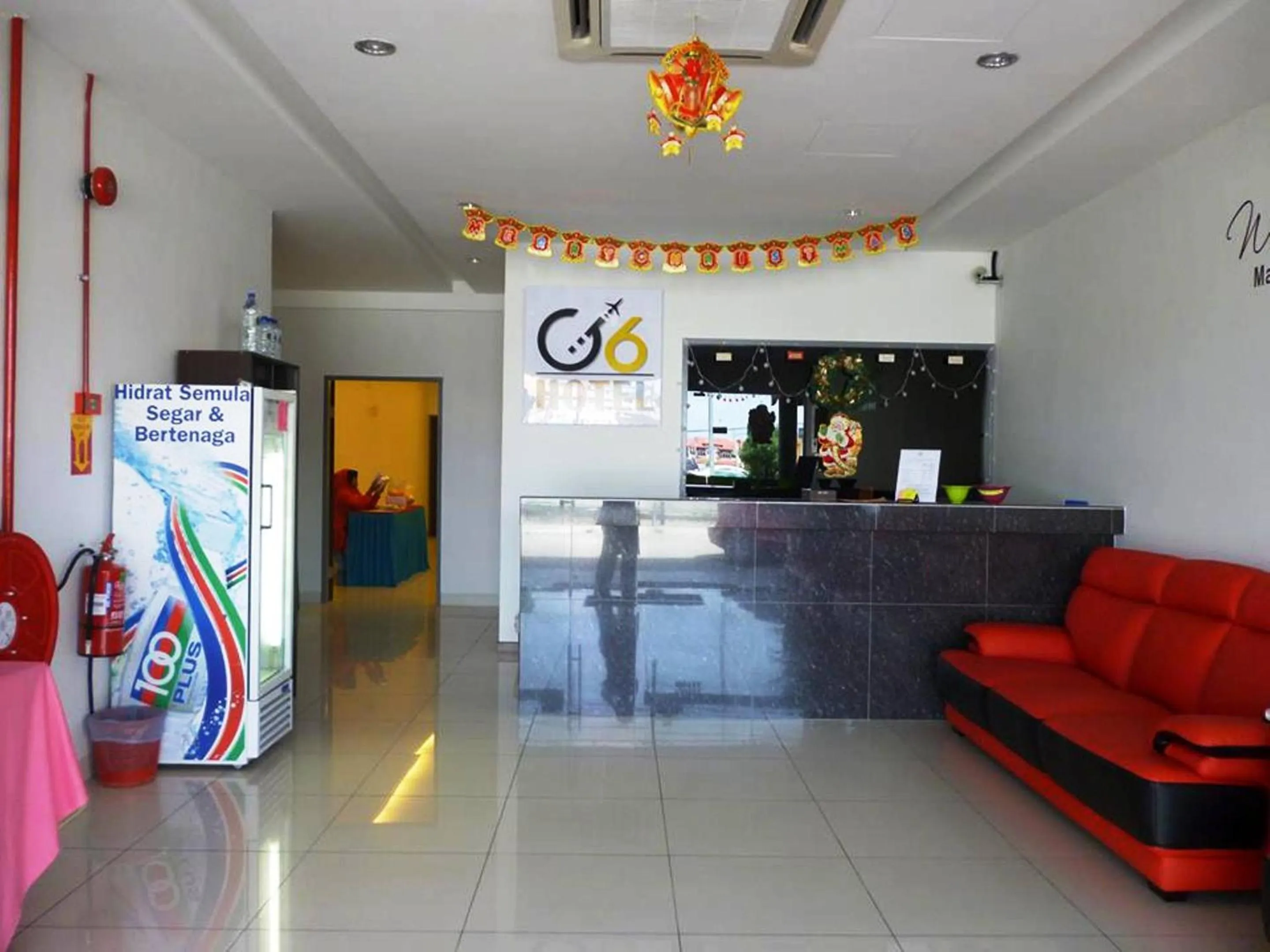 Lobby or reception in G Six Hotel