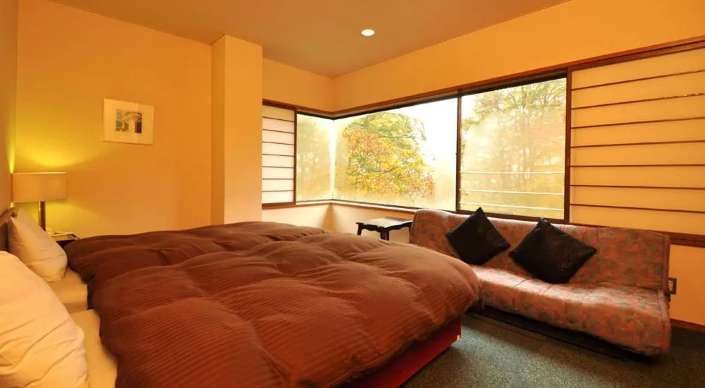 Photo of the whole room, Bed in Tsubame Highland Lodge燕ハイランドロッジ