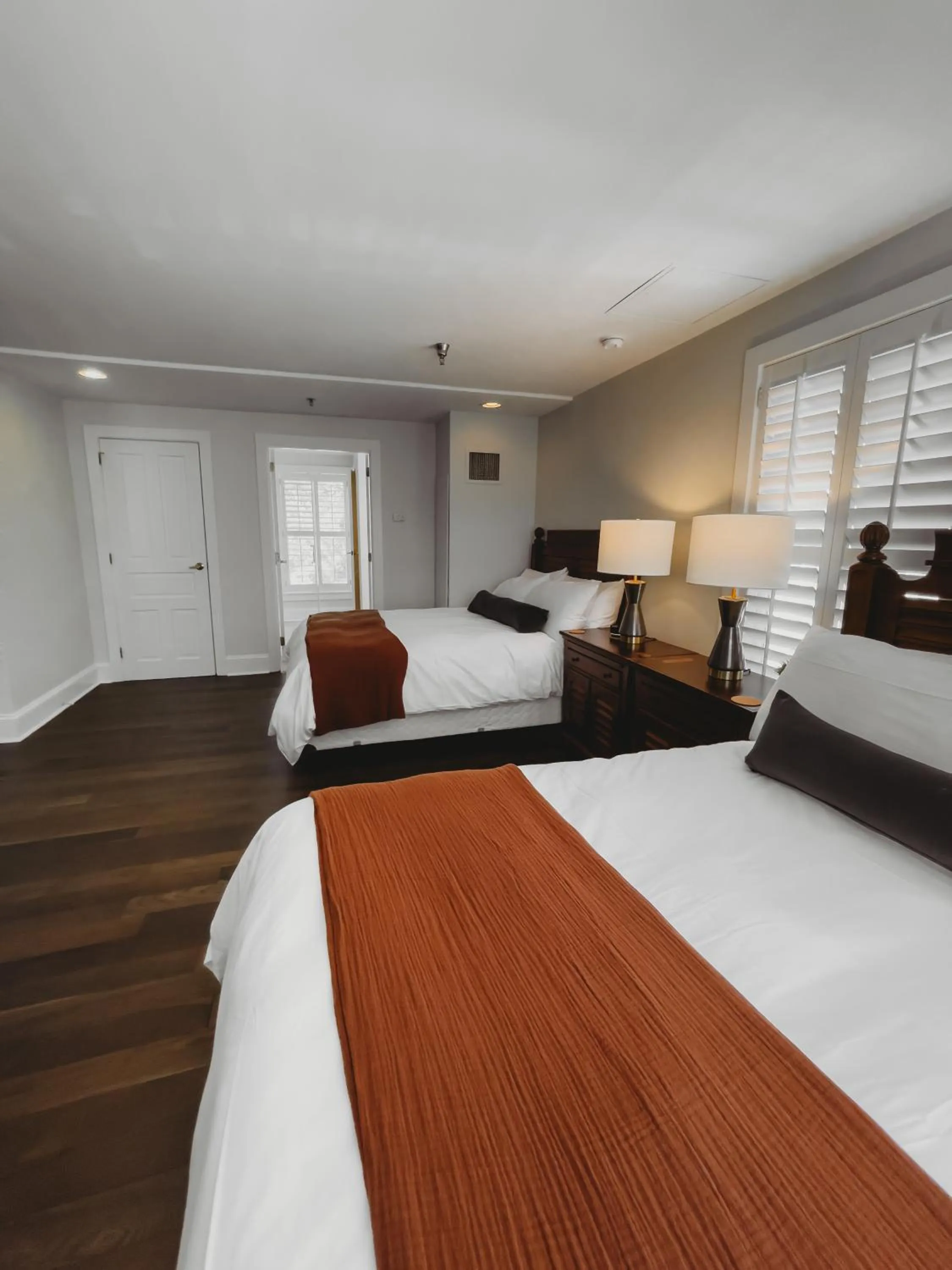 Bed in The Jefferson Inn