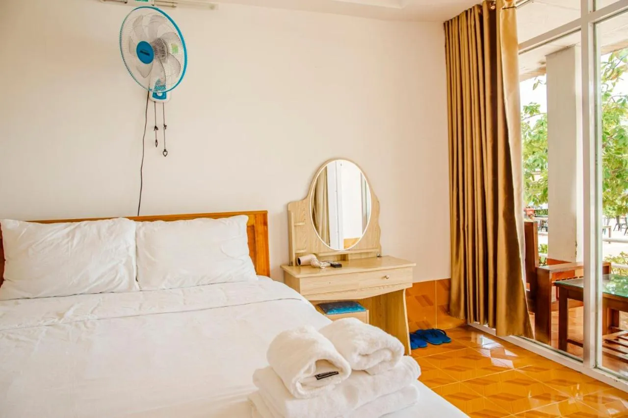 Bed in Thiên Tân Hotel