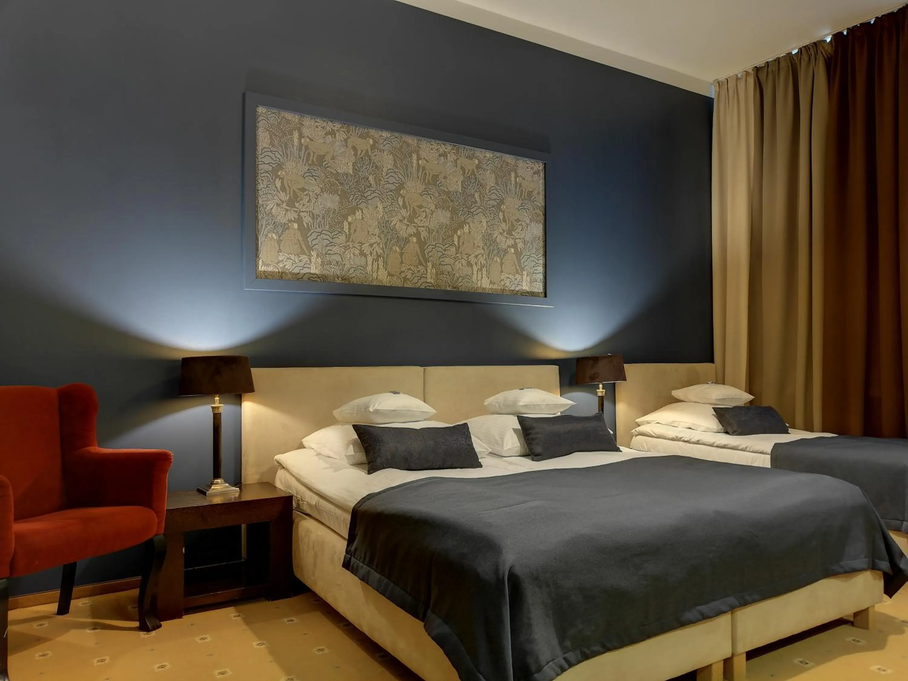 Bed in Hotel Szara Willa