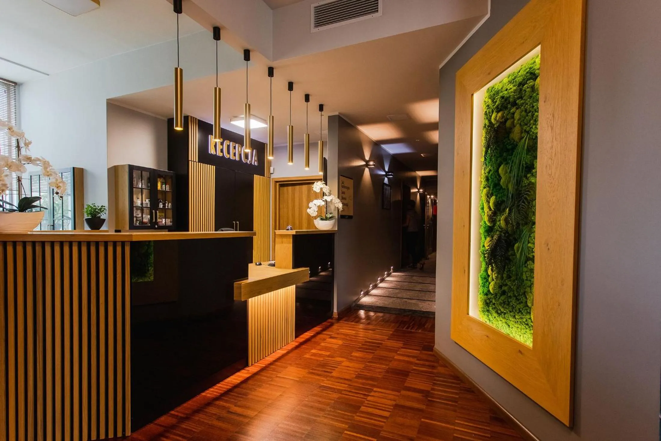 Lobby or reception in Hotel Szara Willa