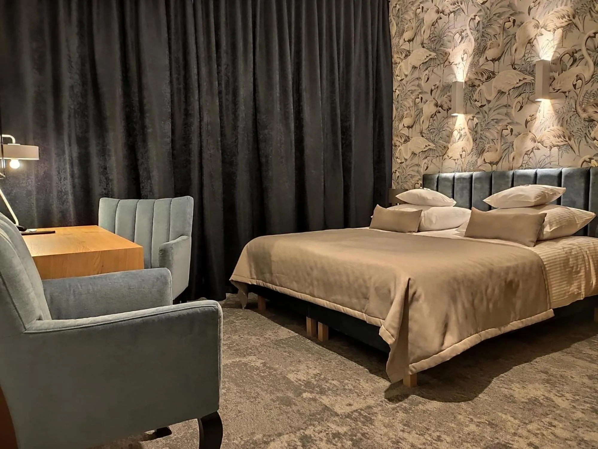 Bed in Hotel Szara Willa