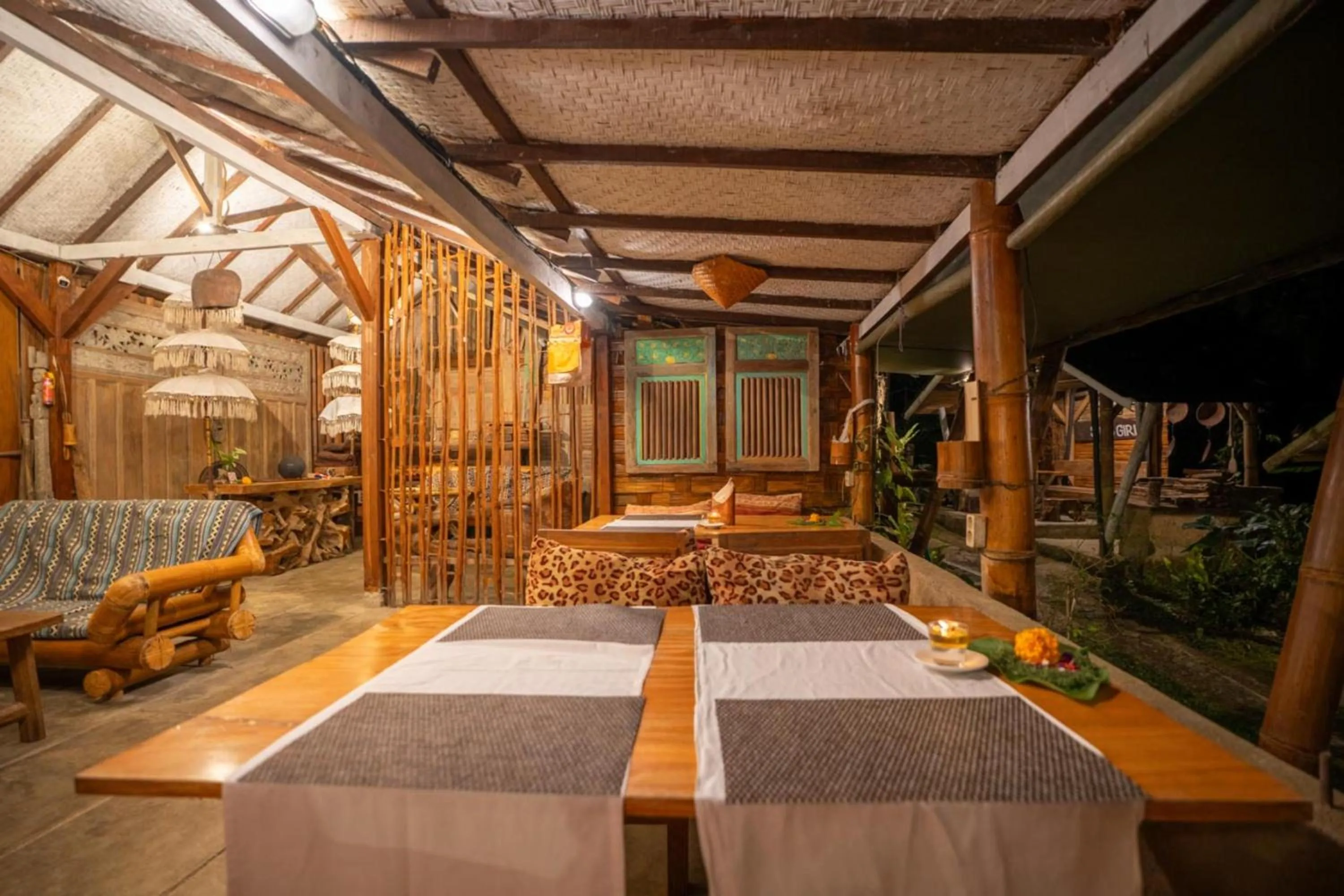 Living room in Sang Giri Mountain Tent Resort