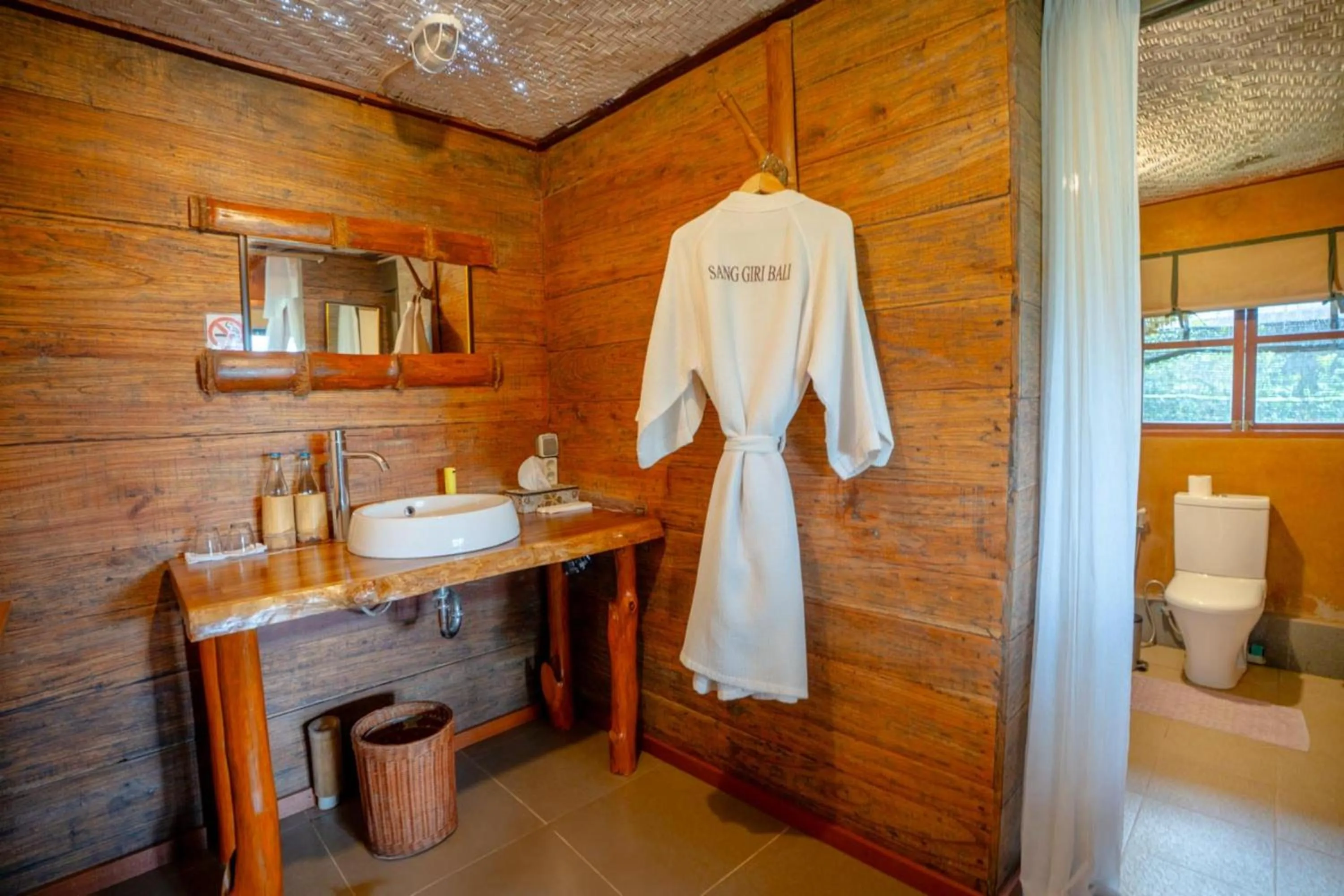 Shower in Sang Giri Mountain Tent Resort