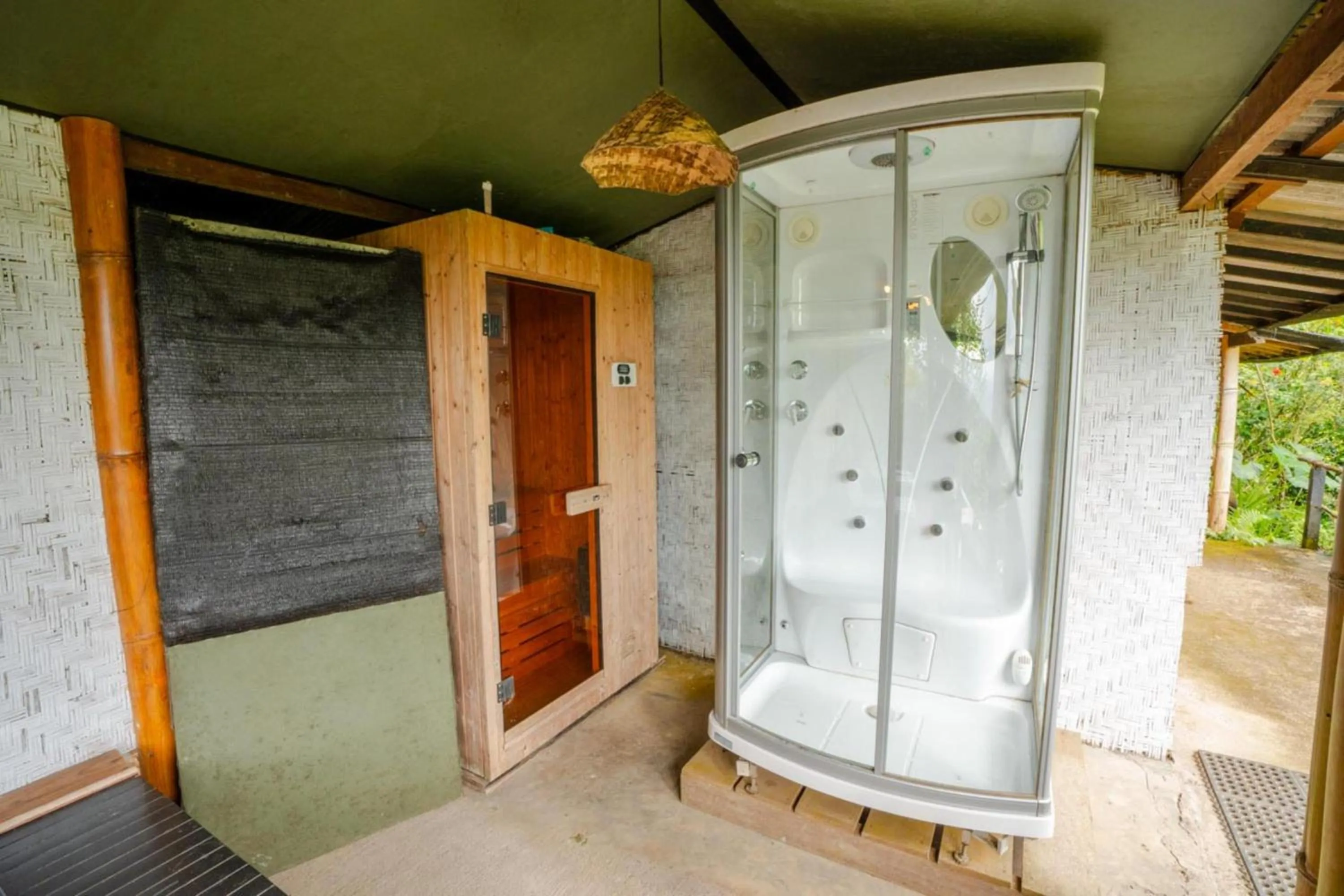 Shower in Sang Giri Mountain Tent Resort
