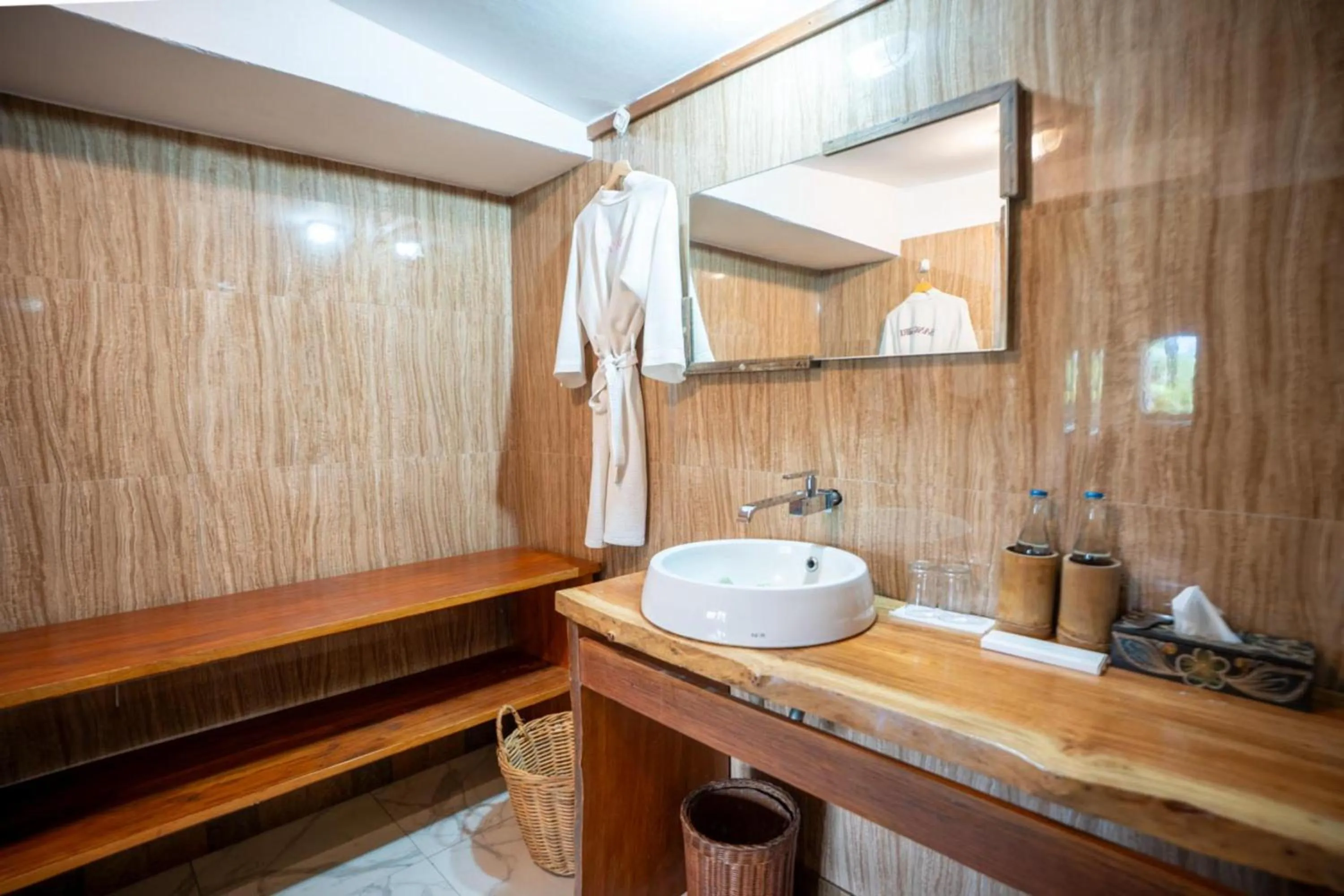 Shower in Sang Giri Mountain Tent Resort