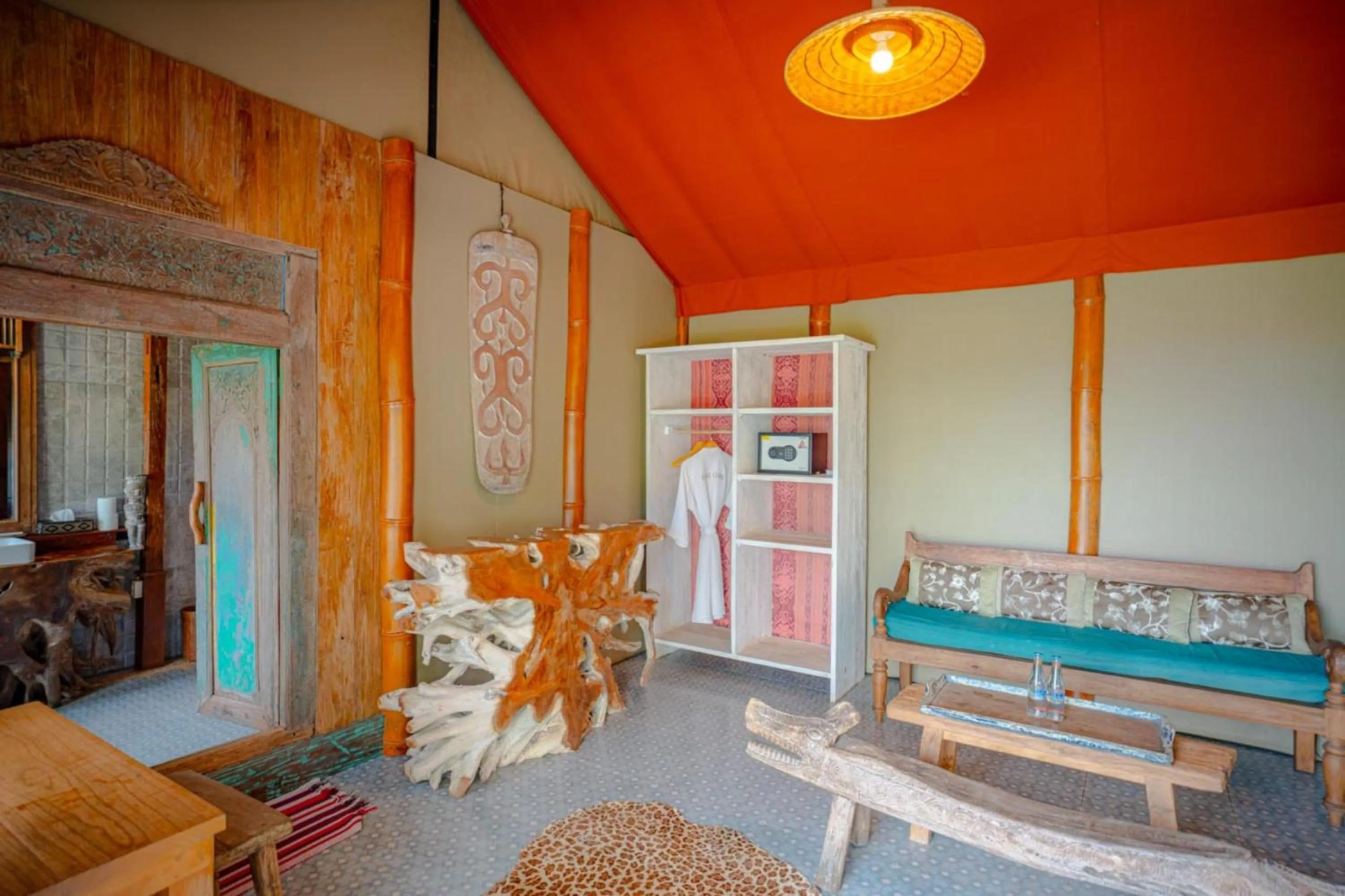 Living room in Sang Giri Mountain Tent Resort