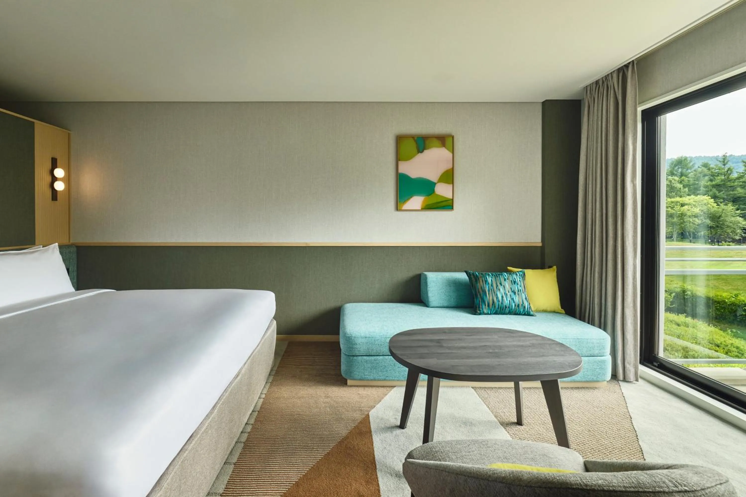 Photo of the whole room, Bed in ANA Holiday Inn Resort Karuizawa by IHG