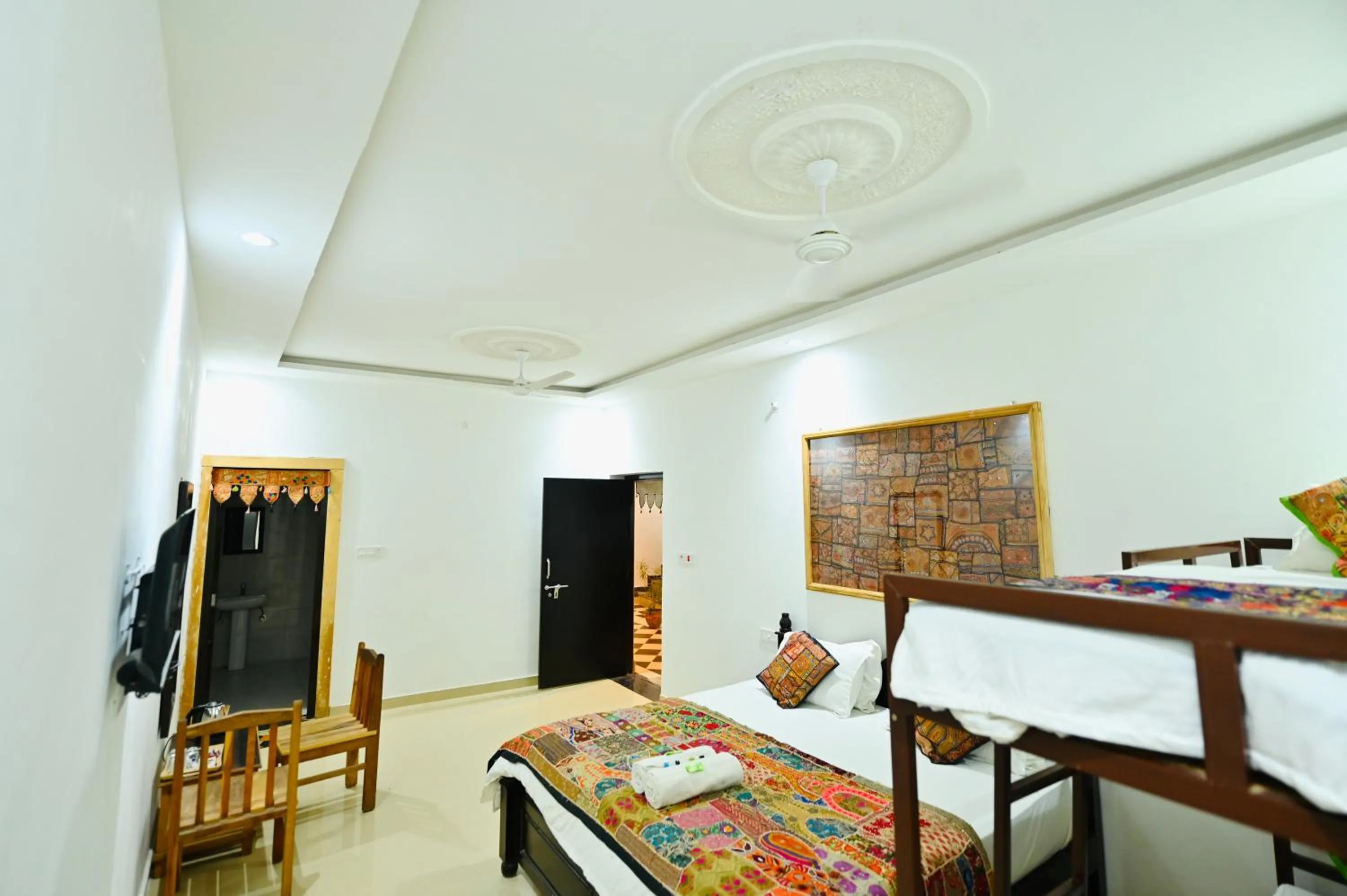 Bed in kings villa Jaisalmer