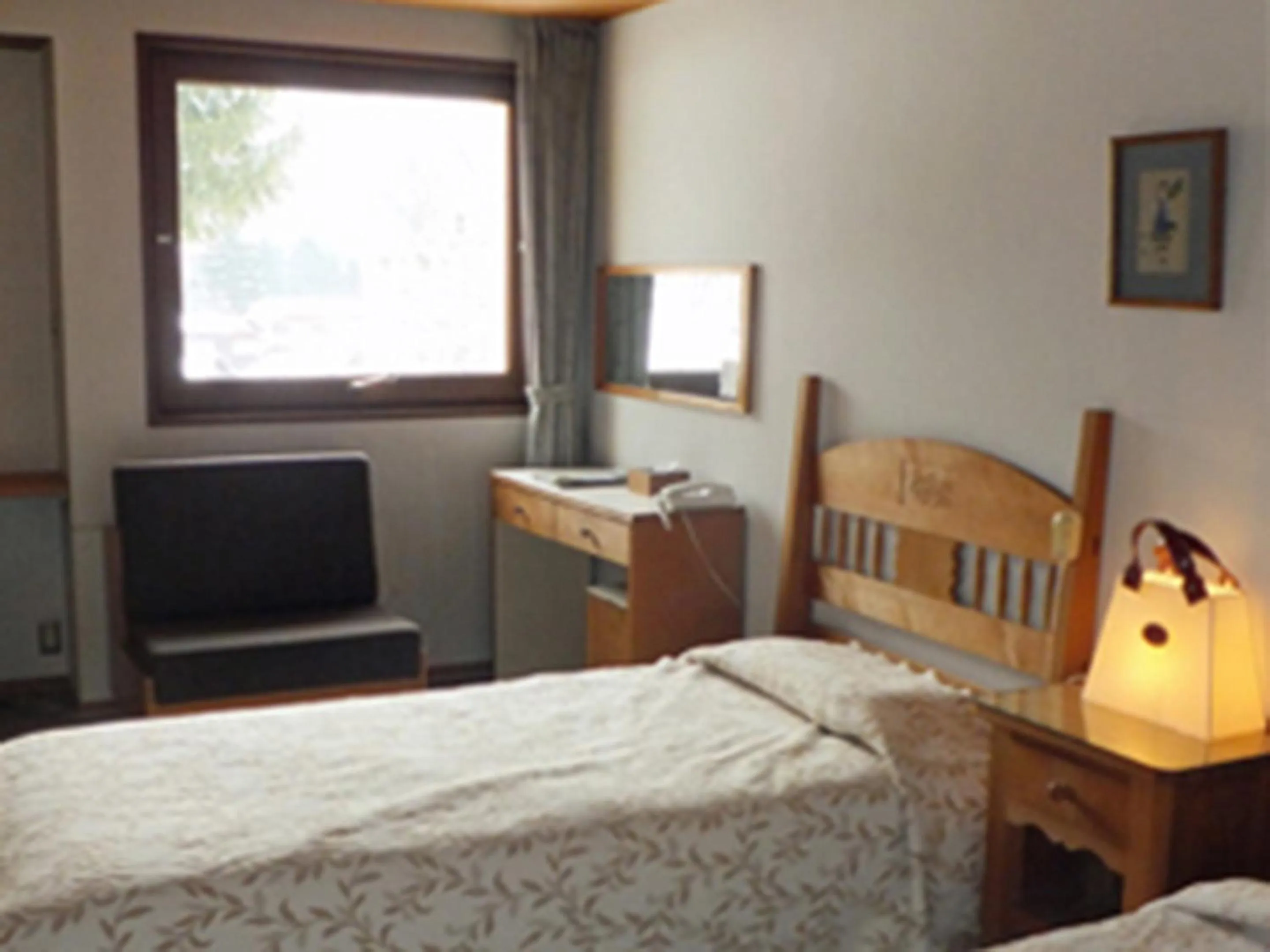 Bedroom, Bed in Lodge Scole