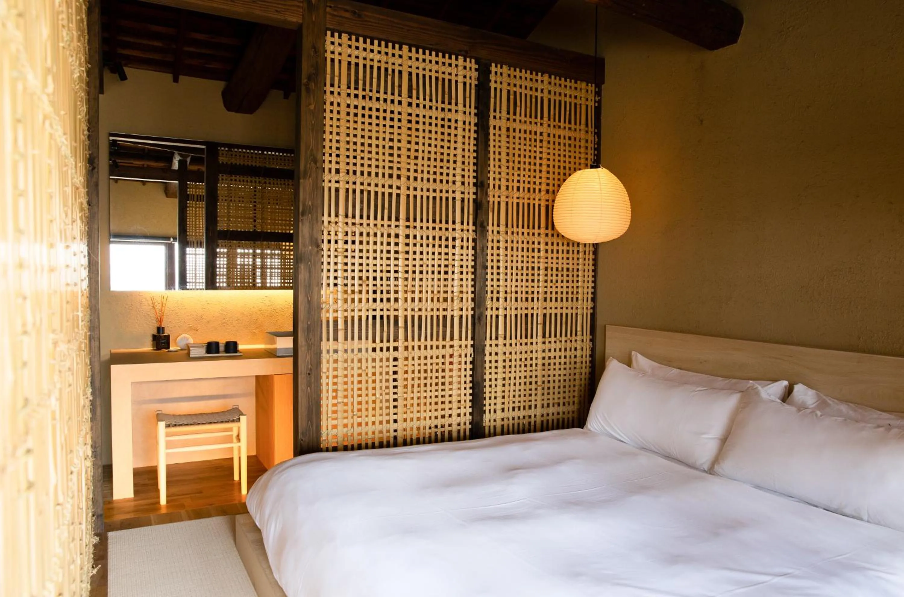 Photo of the whole room, Bed in Maana Kiyomizu