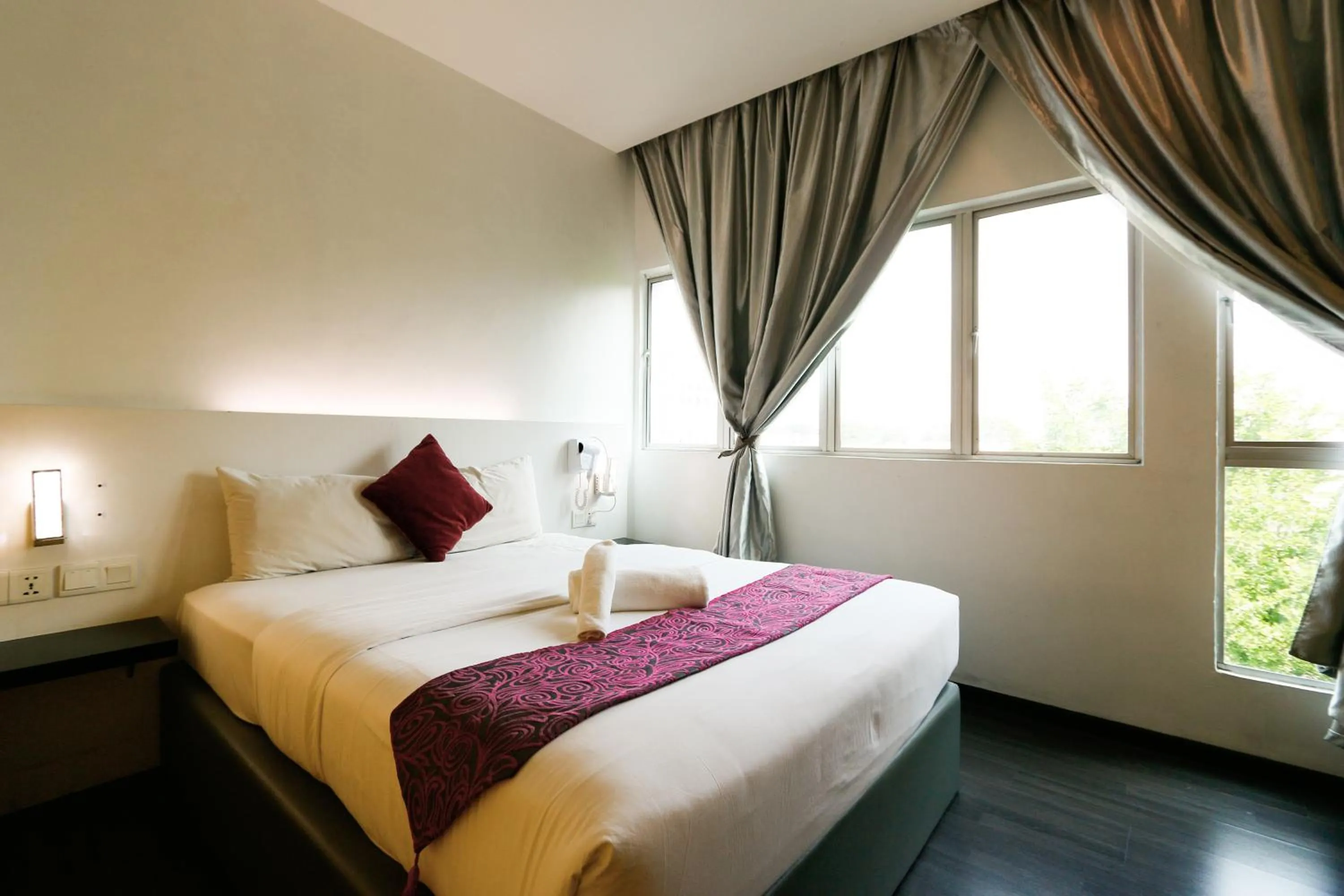 Bed in Golden Roof Hotel Ampang Ipoh