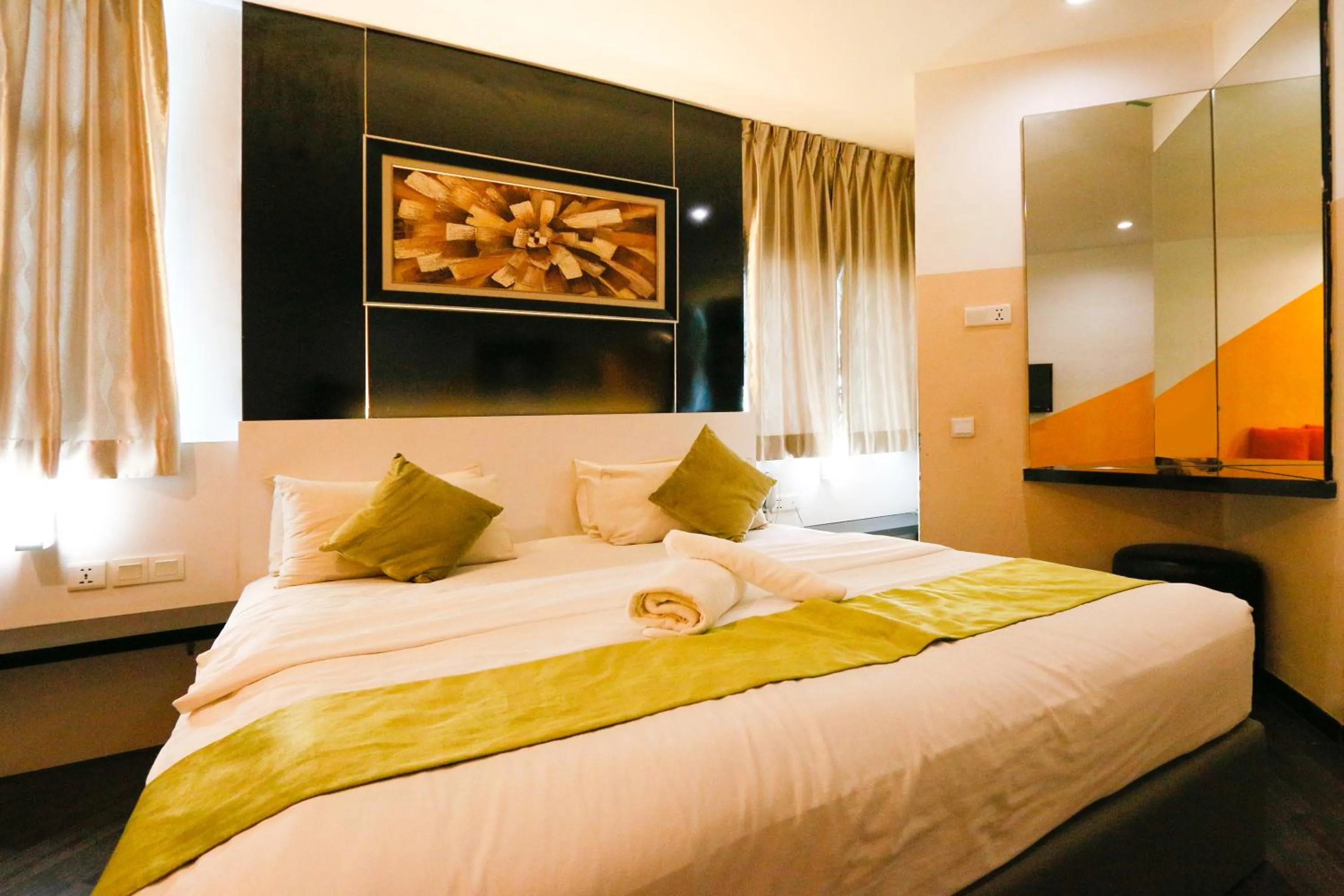 Bed in Golden Roof Hotel Ampang Ipoh