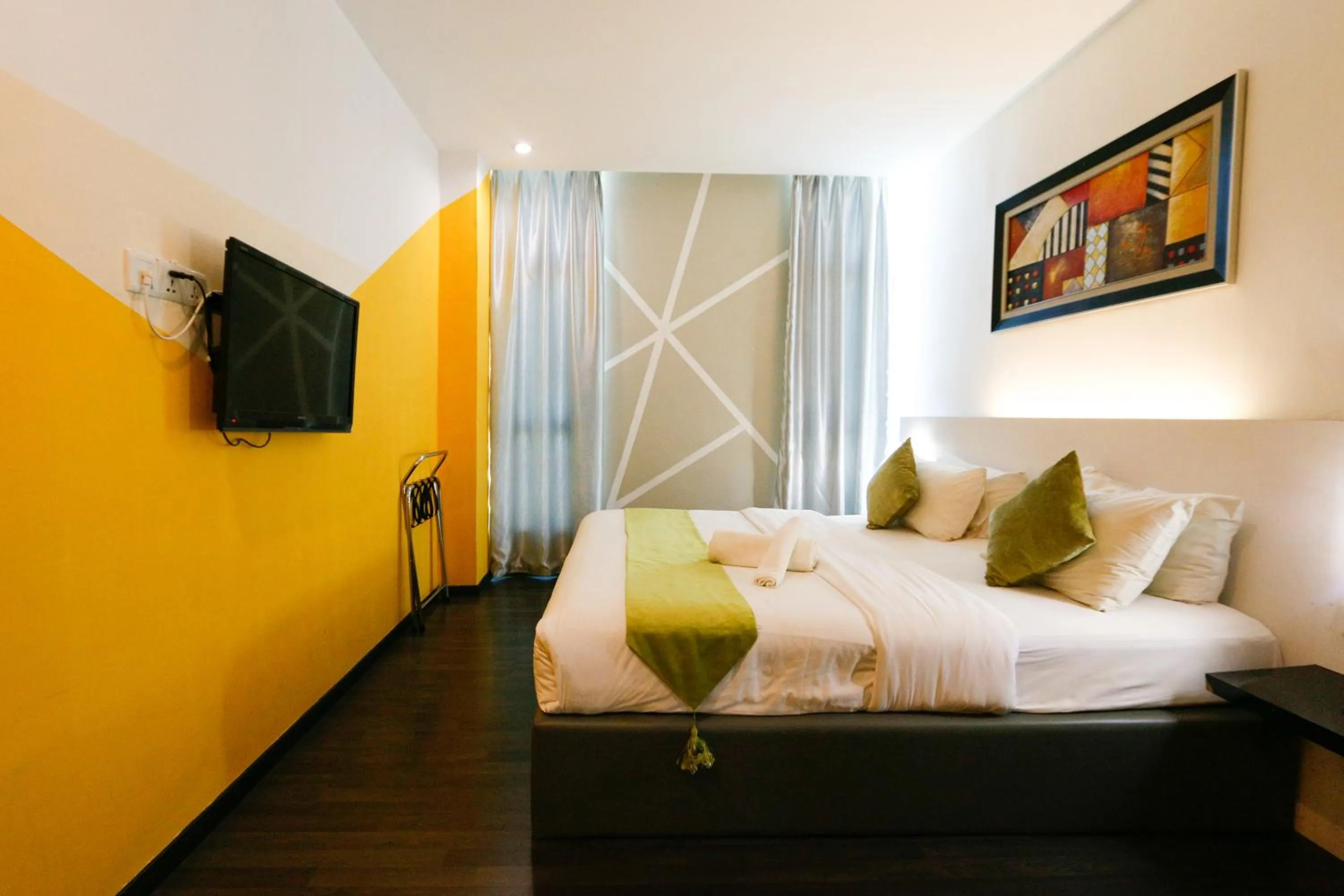 Bed in Golden Roof Hotel Ampang Ipoh