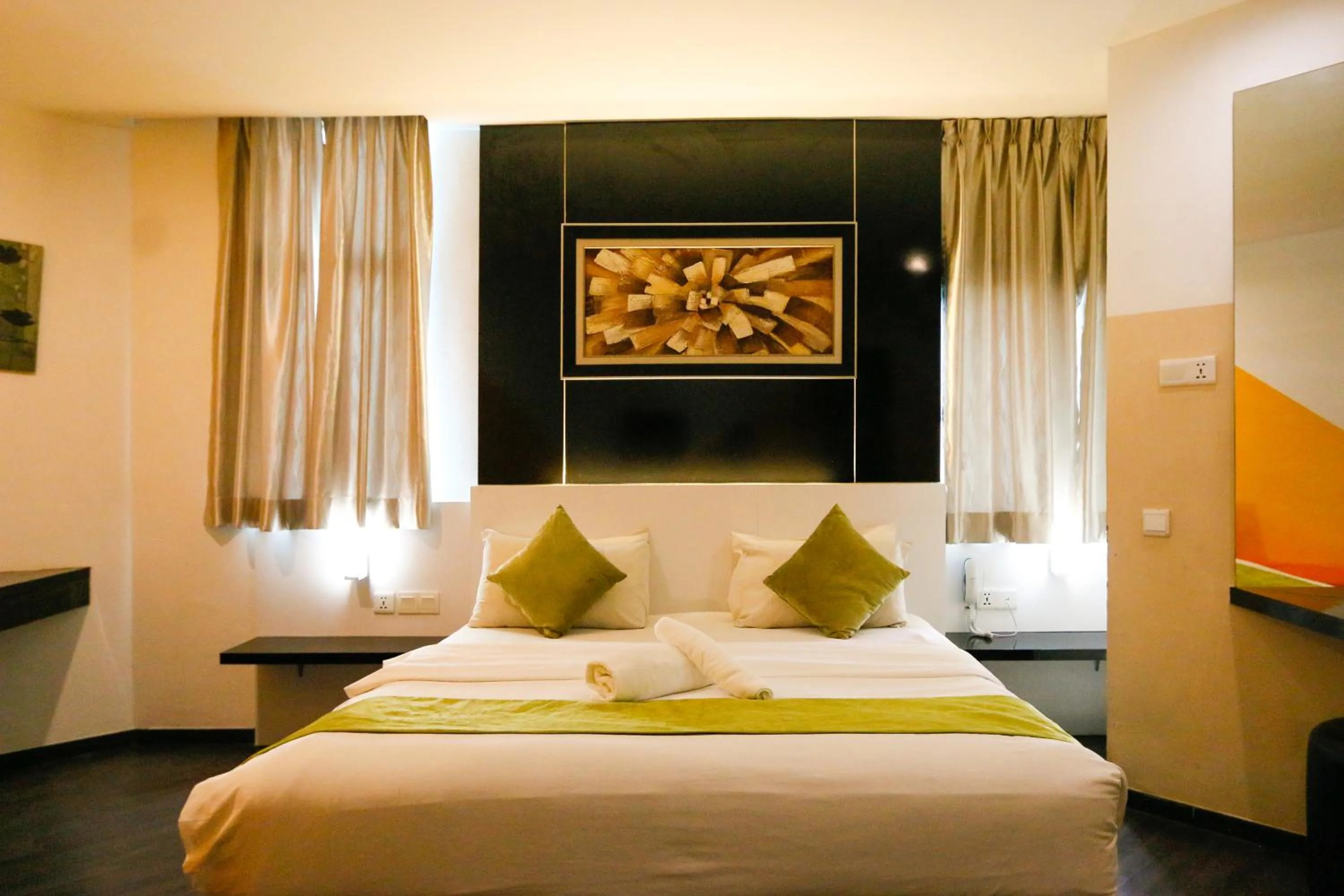 Bed in Golden Roof Hotel Ampang Ipoh