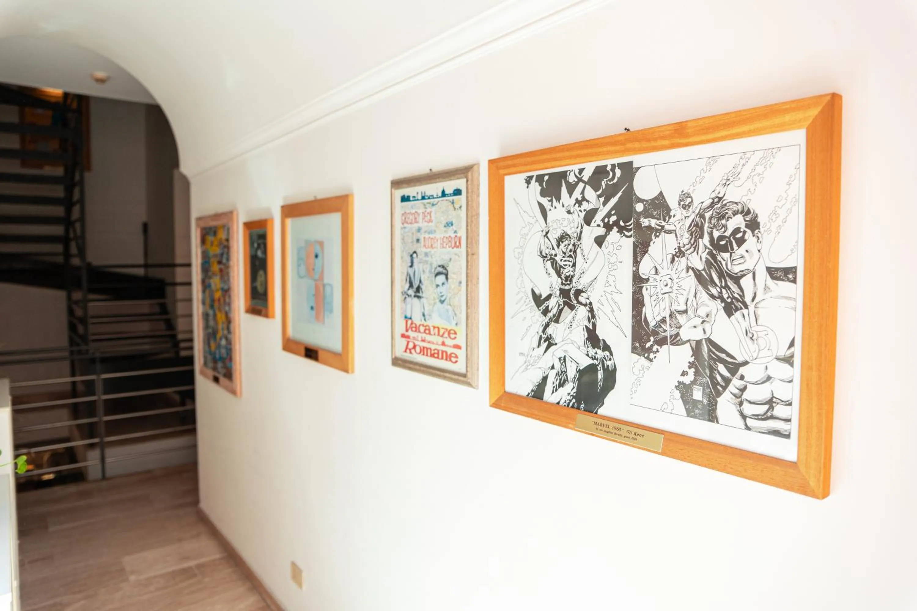 Decorative detail in Hotel Modigliani