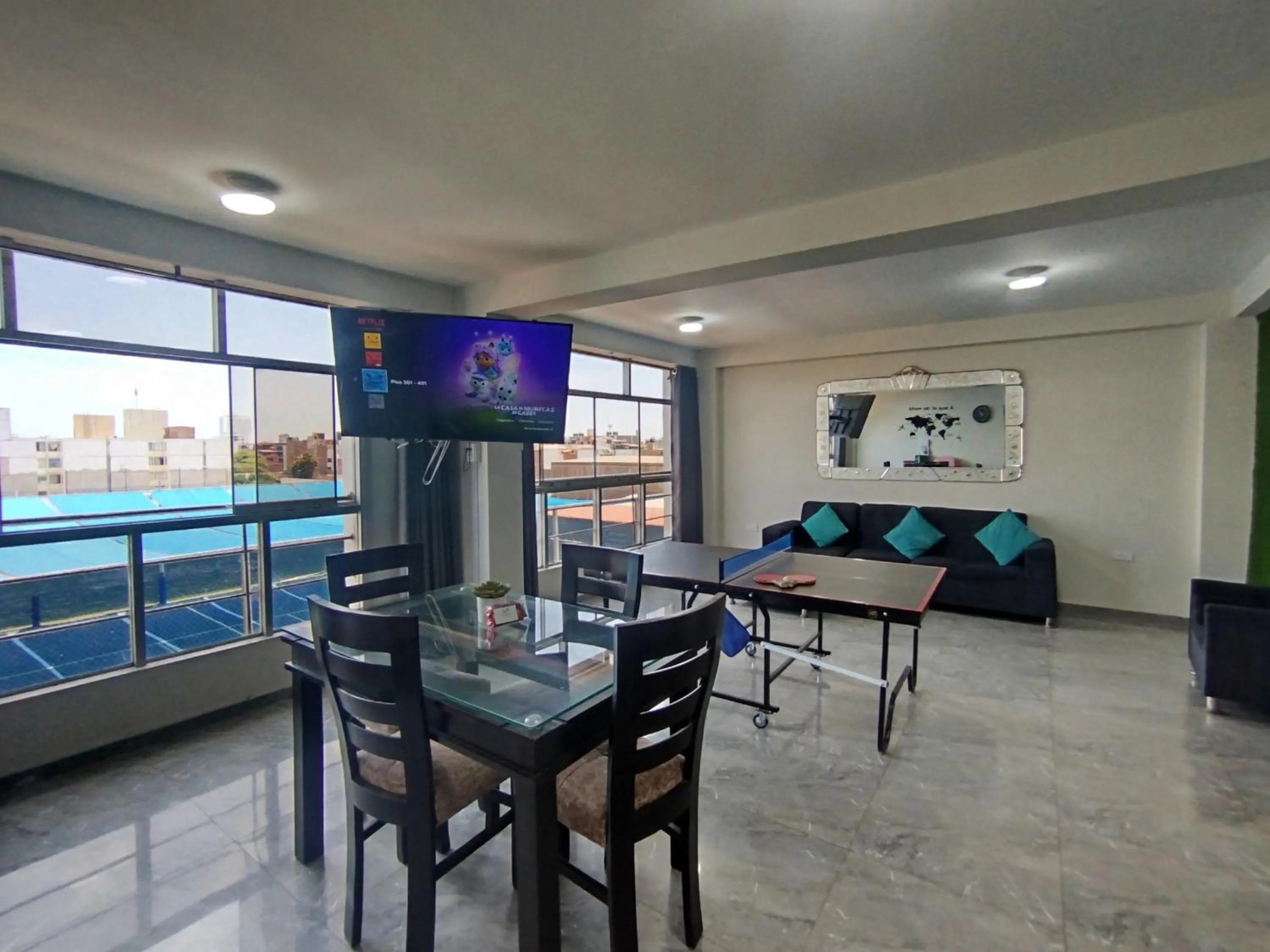 Dining area in Apartamentos "APPART D'ELIETTE"