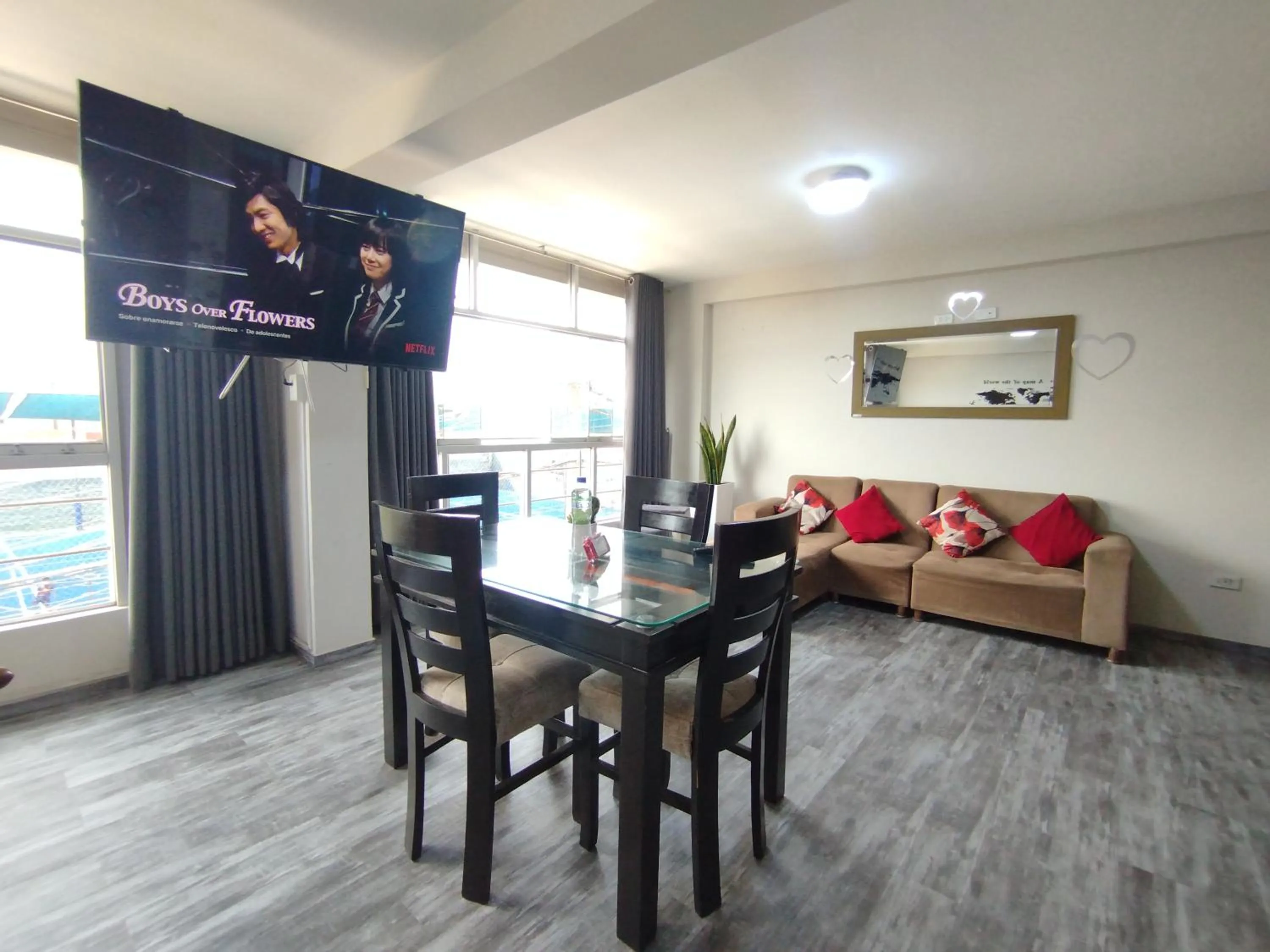 Dining area in Apartamentos "APPART D'ELIETTE"