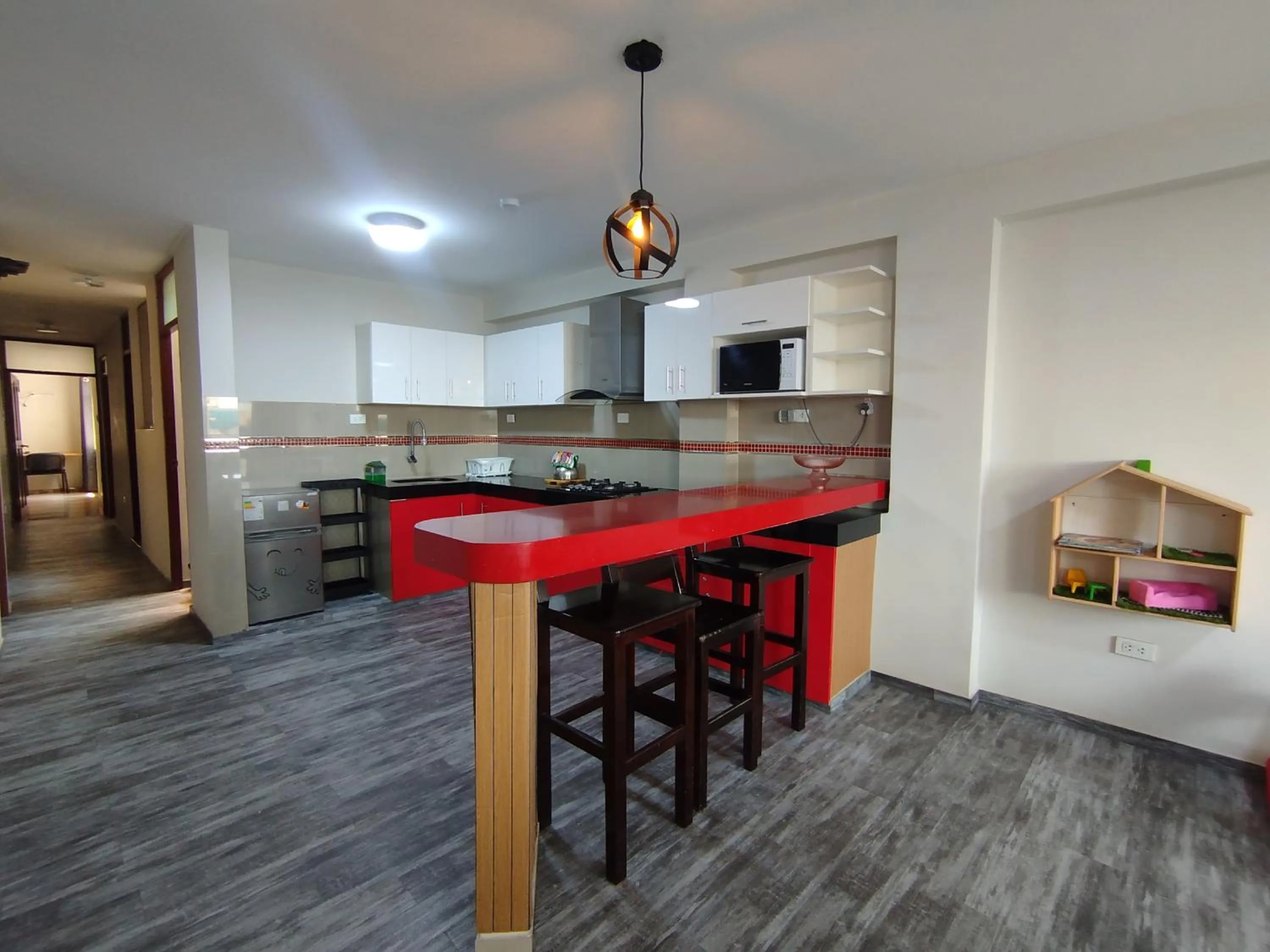 Kitchen or kitchenette in Apartamentos "APPART D'ELIETTE"