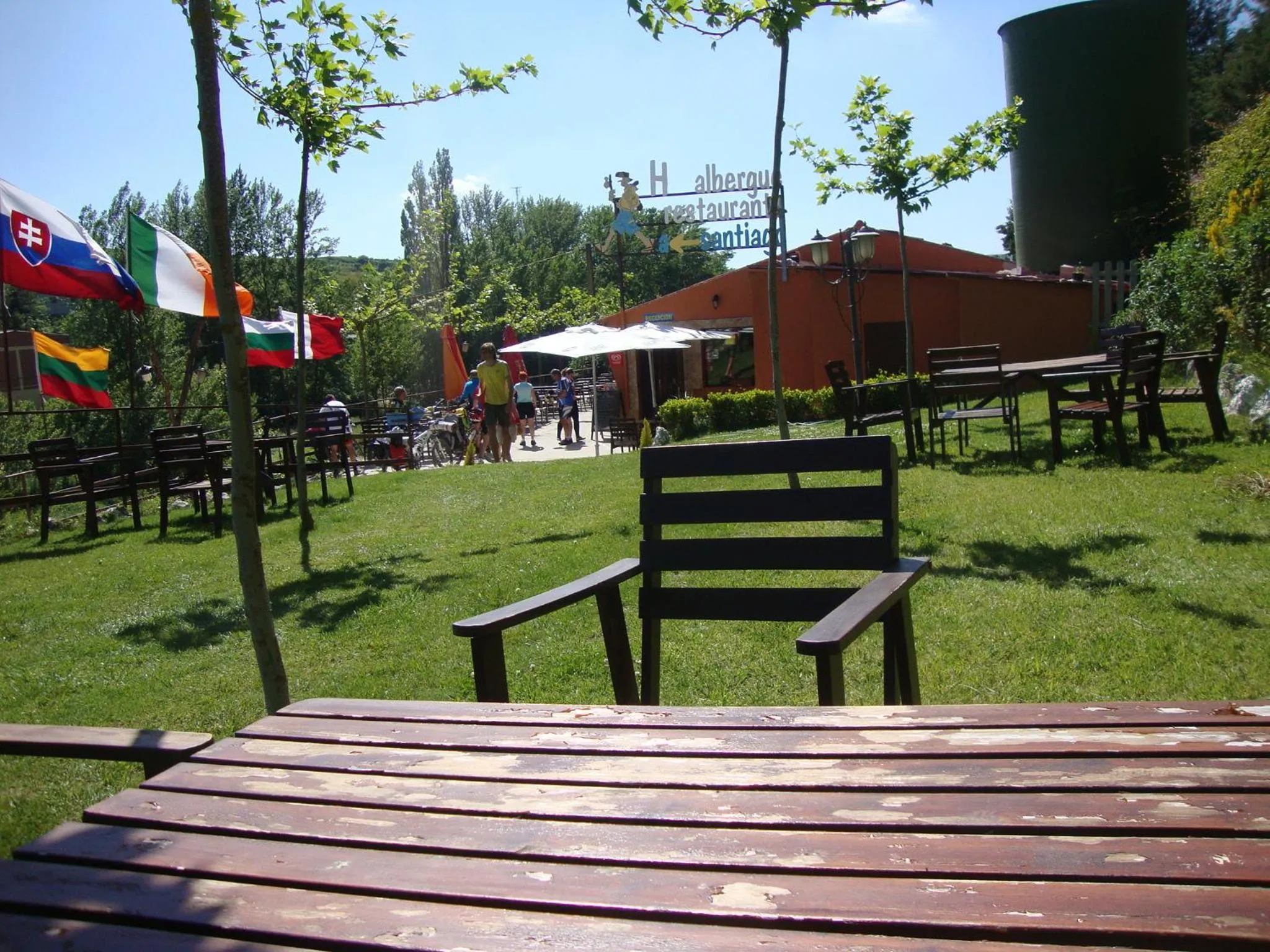 Garden in Albergue de Peregrinos A Santiago