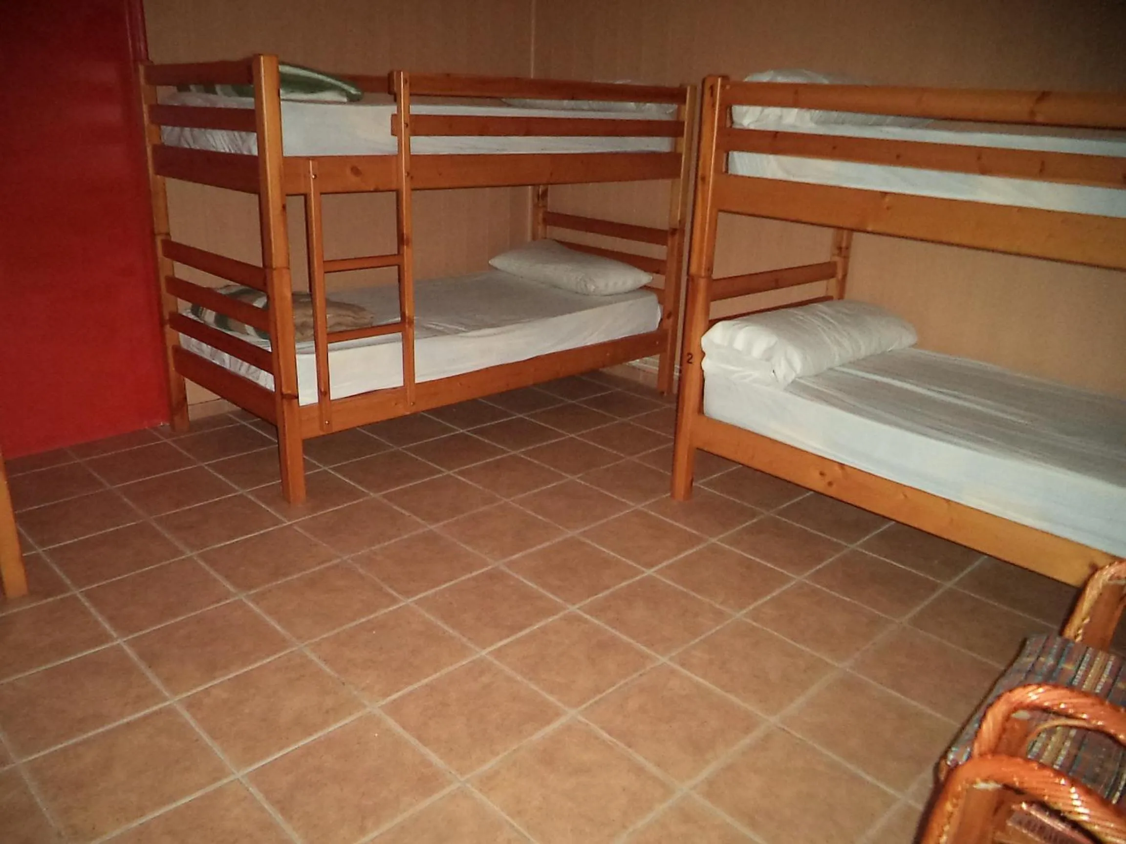 Bed in Albergue de Peregrinos A Santiago