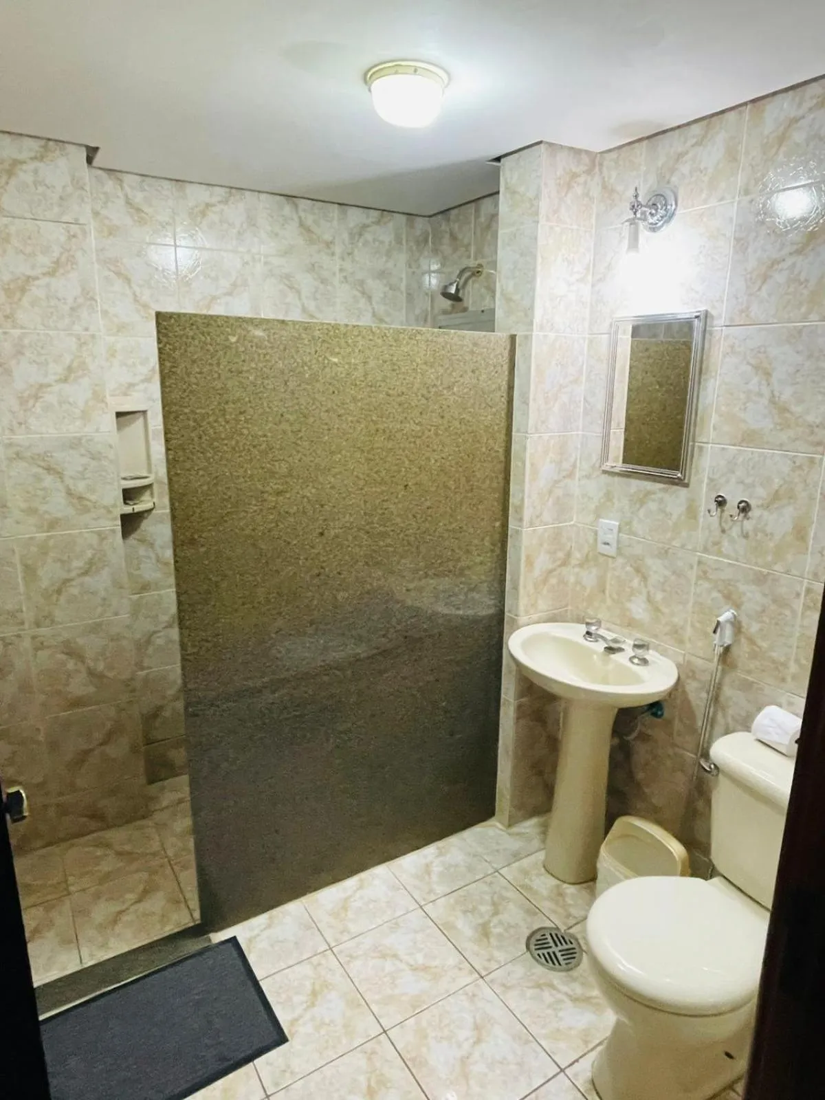 Shower in Hotel Garnier