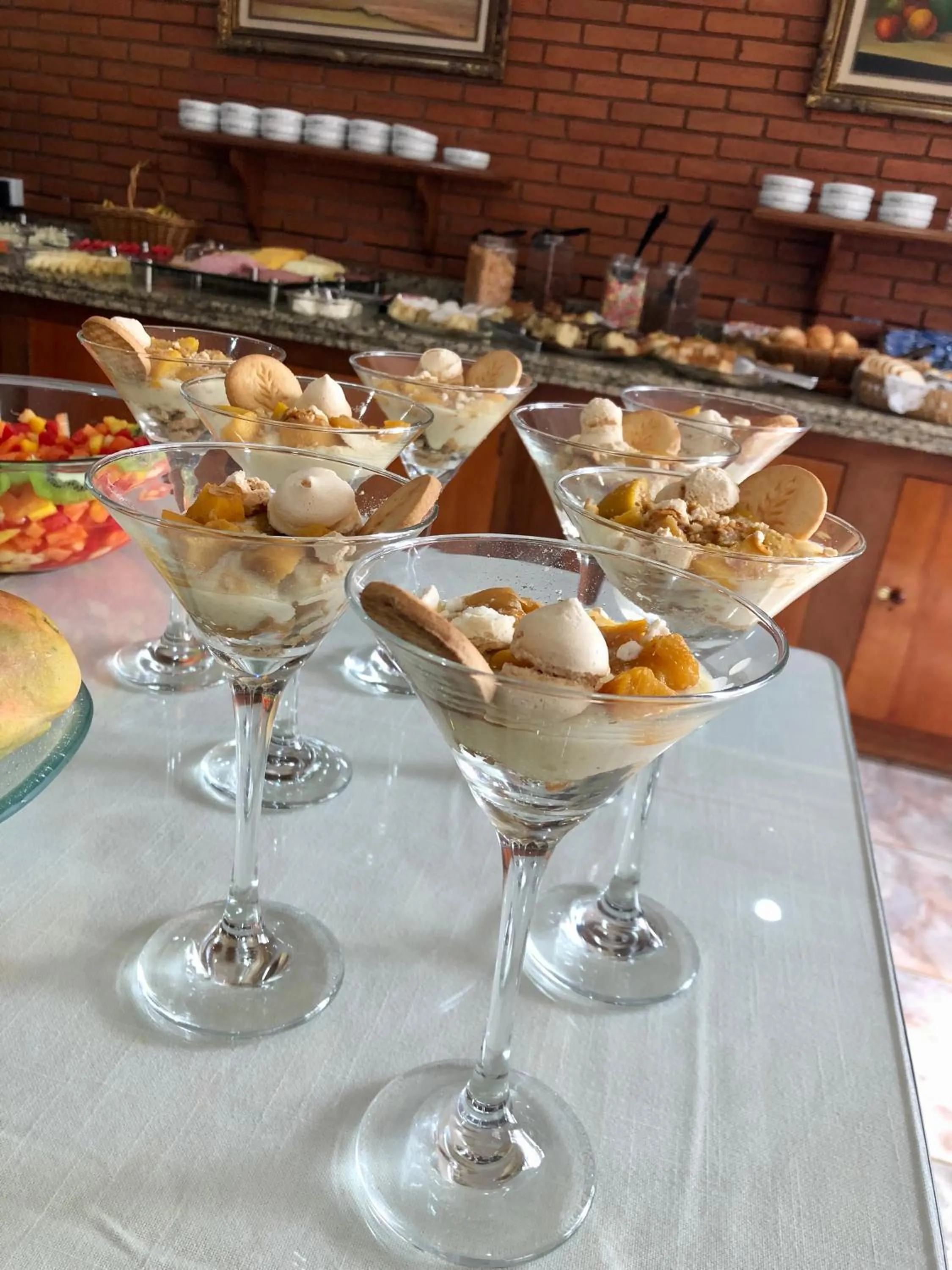 Buffet breakfast in Hotel Garnier