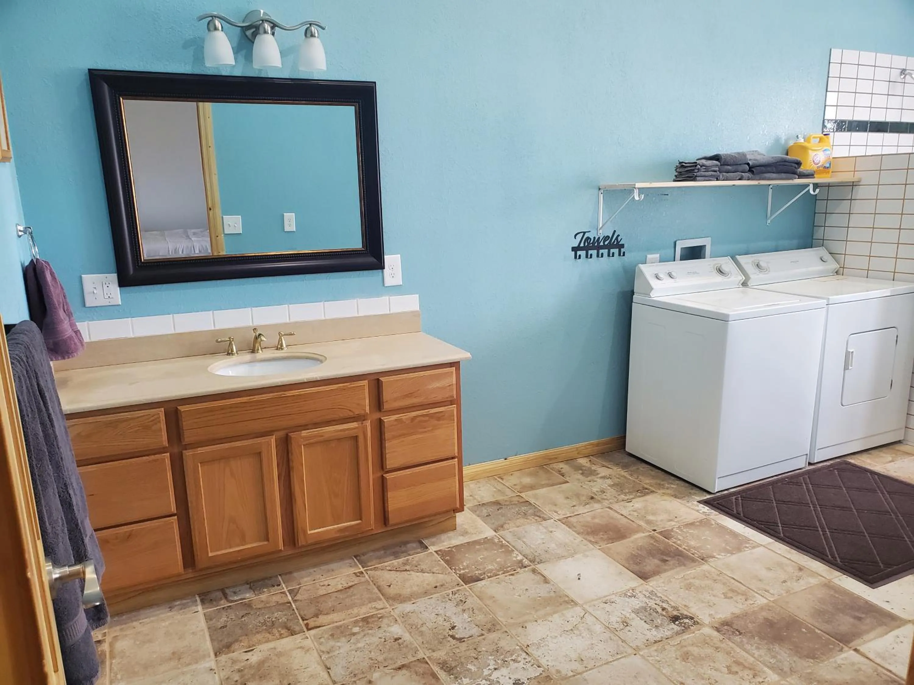 Bathroom in Dream Drift Motel