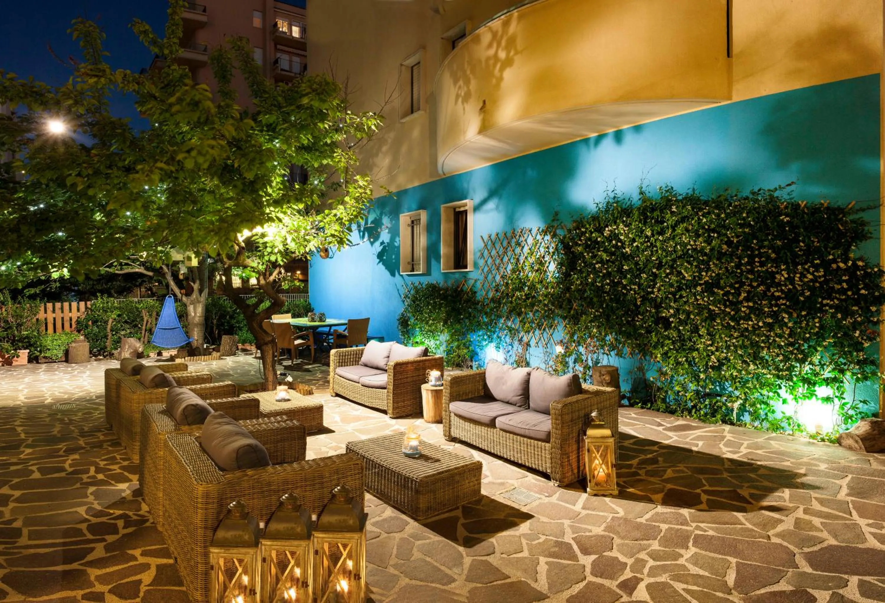 Garden in Hotel Napoleon