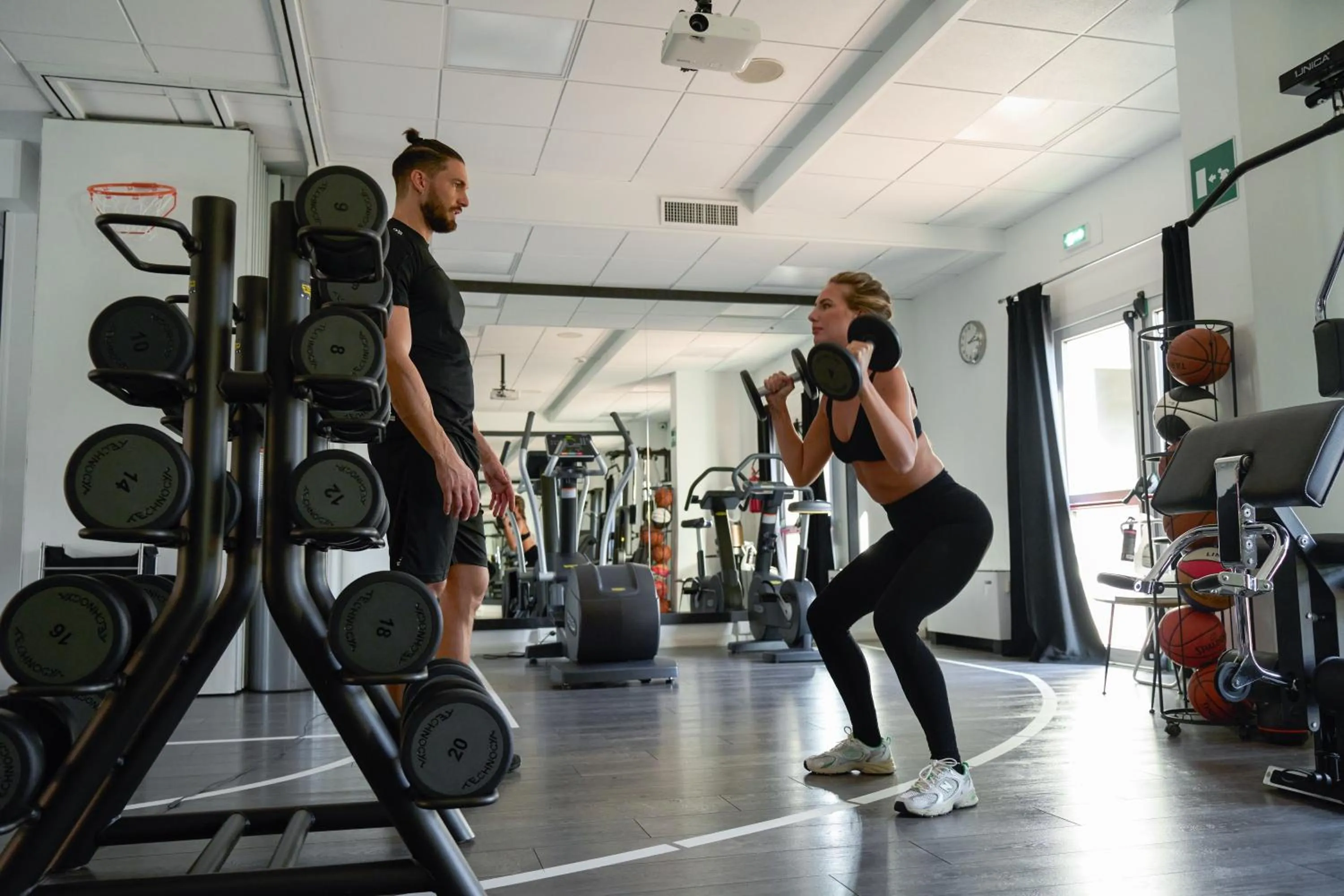 Fitness centre/facilities in The Aries Hotel
