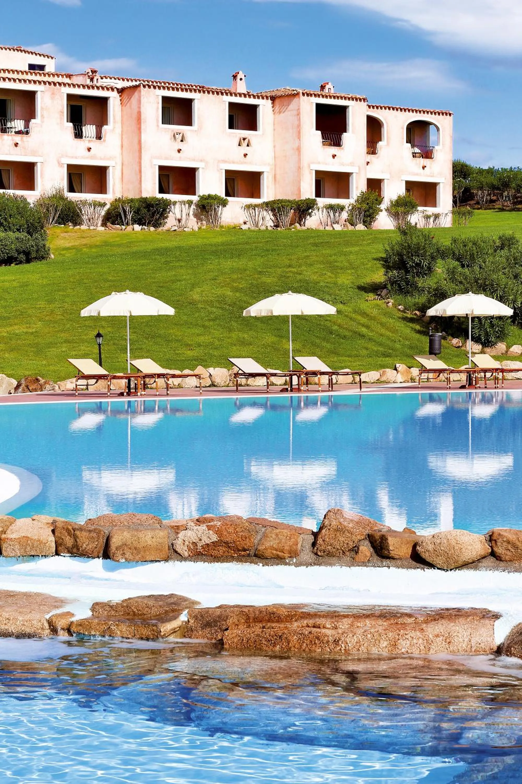 Property building in COLONNA RESORT, a Colonna Luxury Beach Hotel, Porto Cervo