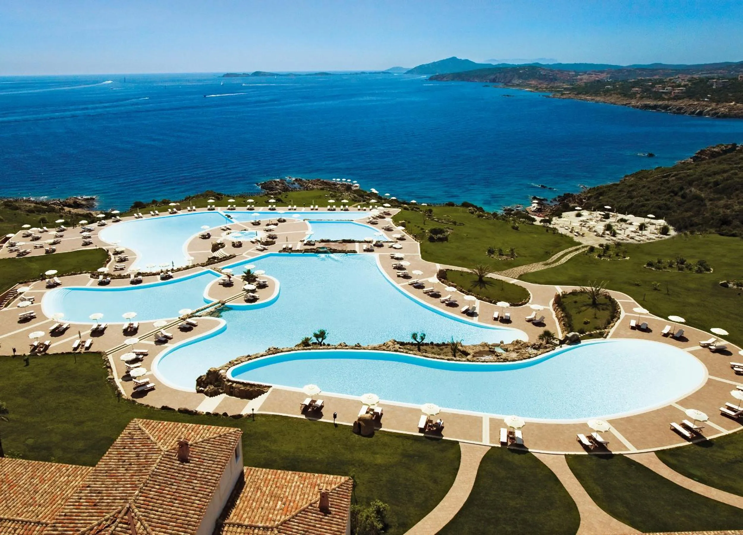 Bird's eye view in COLONNA RESORT, a Colonna Luxury Beach Hotel, Porto Cervo