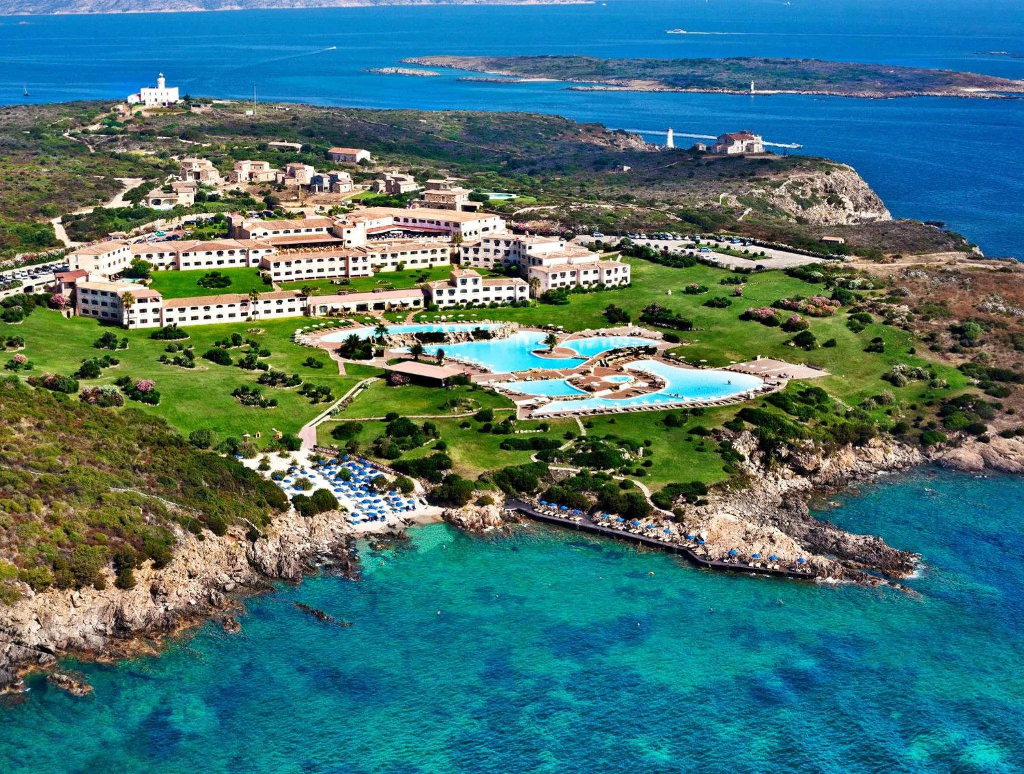 Bird's eye view in COLONNA RESORT, a Colonna Luxury Beach Hotel, Porto Cervo
