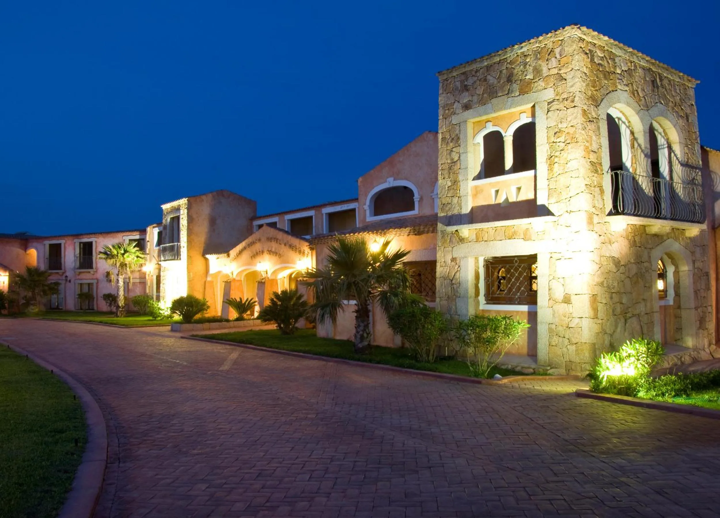 Property building in COLONNA RESORT, a Colonna Luxury Beach Hotel, Porto Cervo