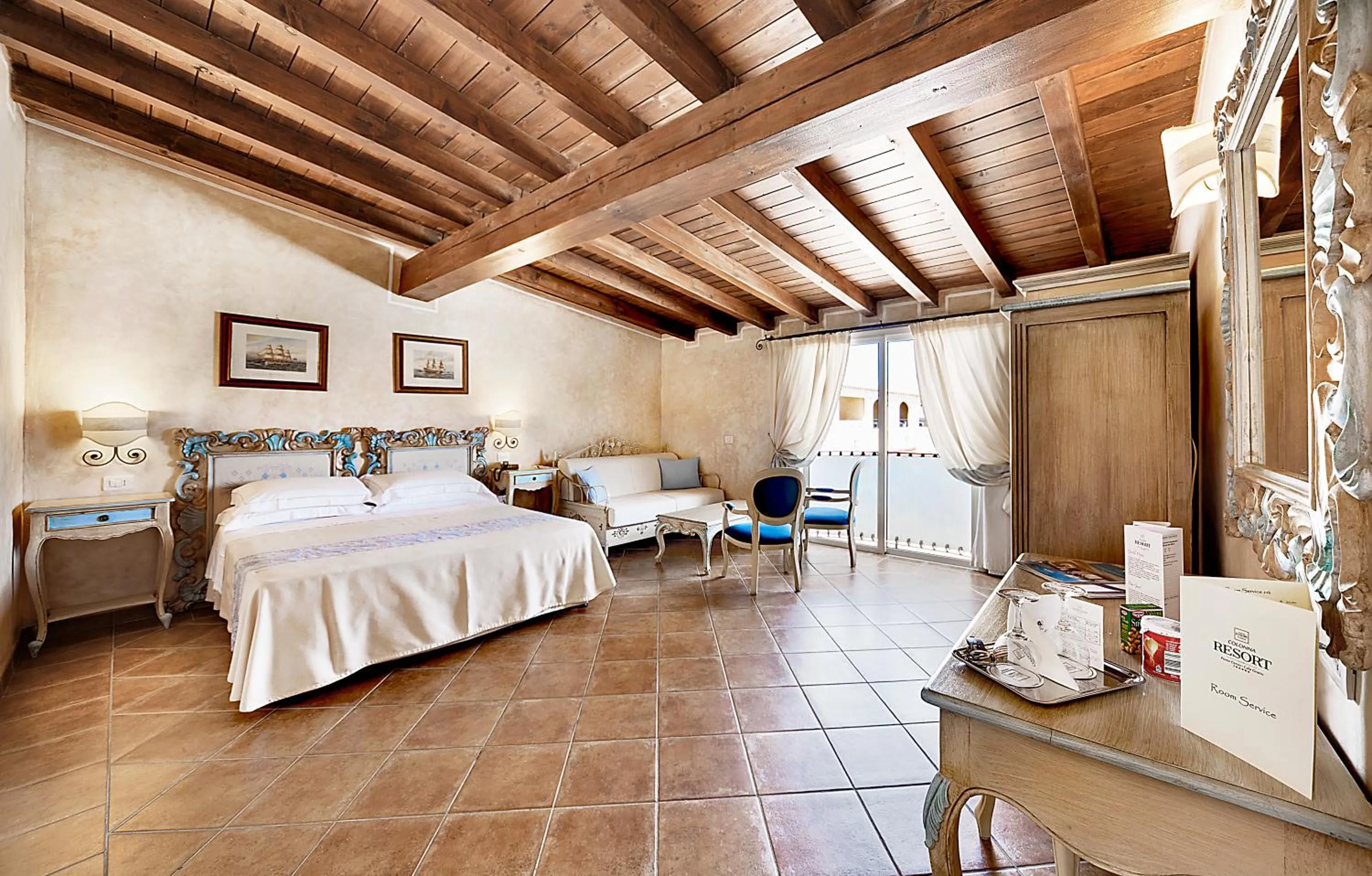 Photo of the whole room, Bed in COLONNA RESORT, a Colonna Luxury Beach Hotel, Porto Cervo