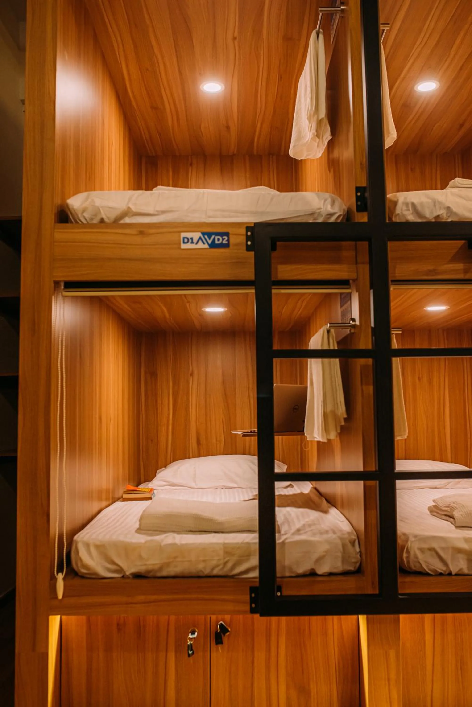 bunk bed, Bed in Bluewaters Pods 38 Hongkong St