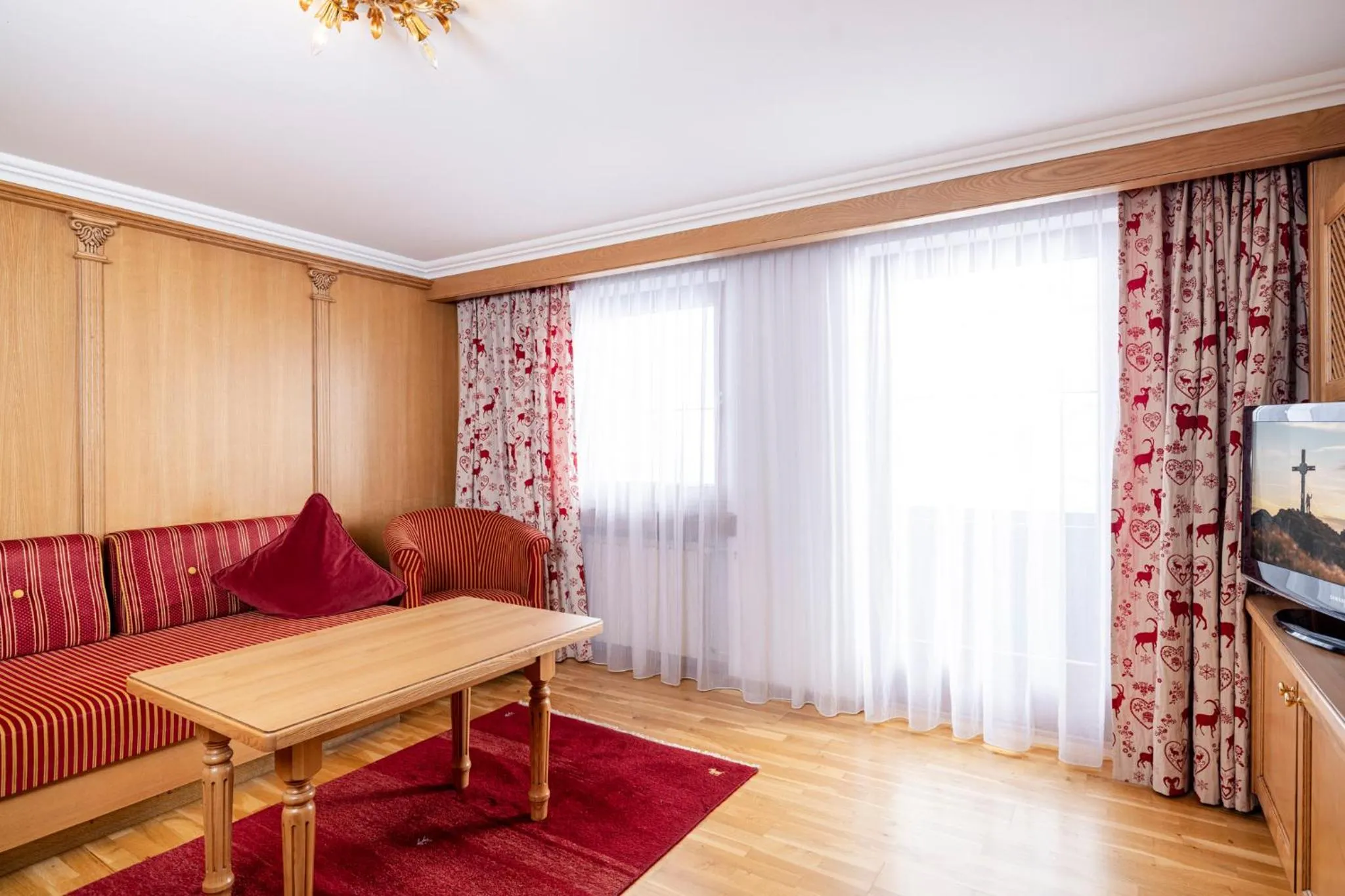 Living room in Aparthotel Landhaus St. Joseph (Indoor Pool)