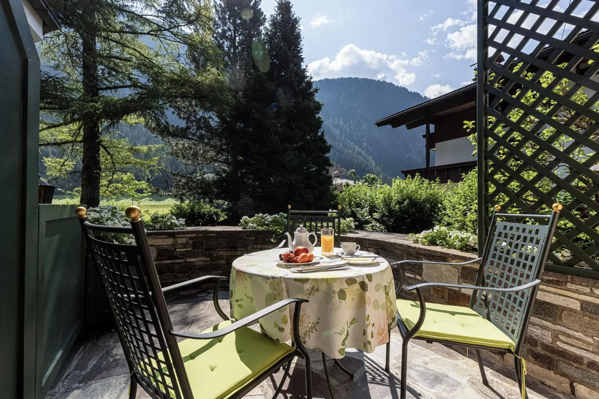 Balcony/Terrace in Aparthotel Landhaus St. Joseph (Indoor Pool)