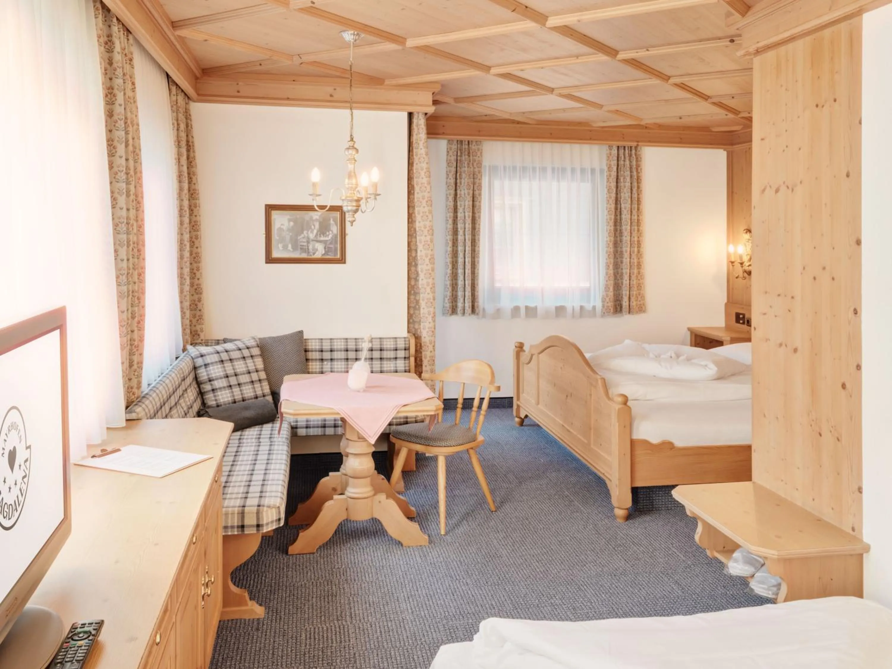 Bed in Hotel Magdalena Mayrhofen