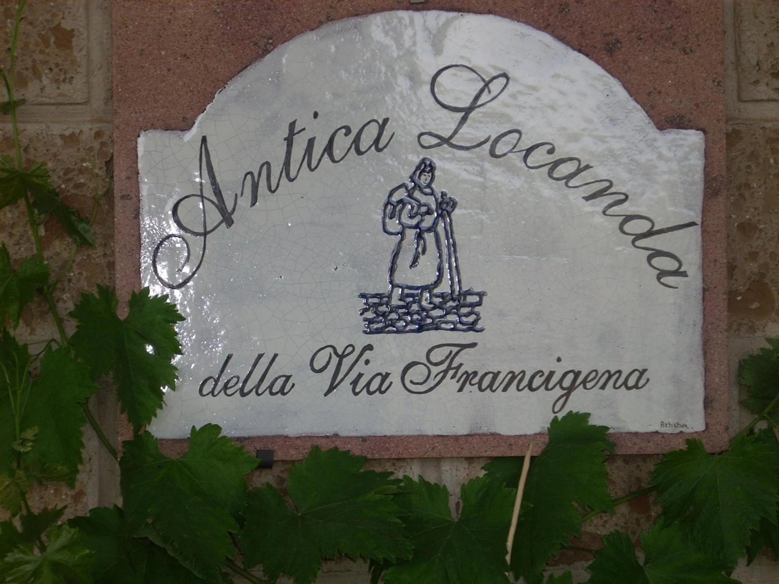 Logo/Certificate/Sign in Antica Locanda Della Via Francigena