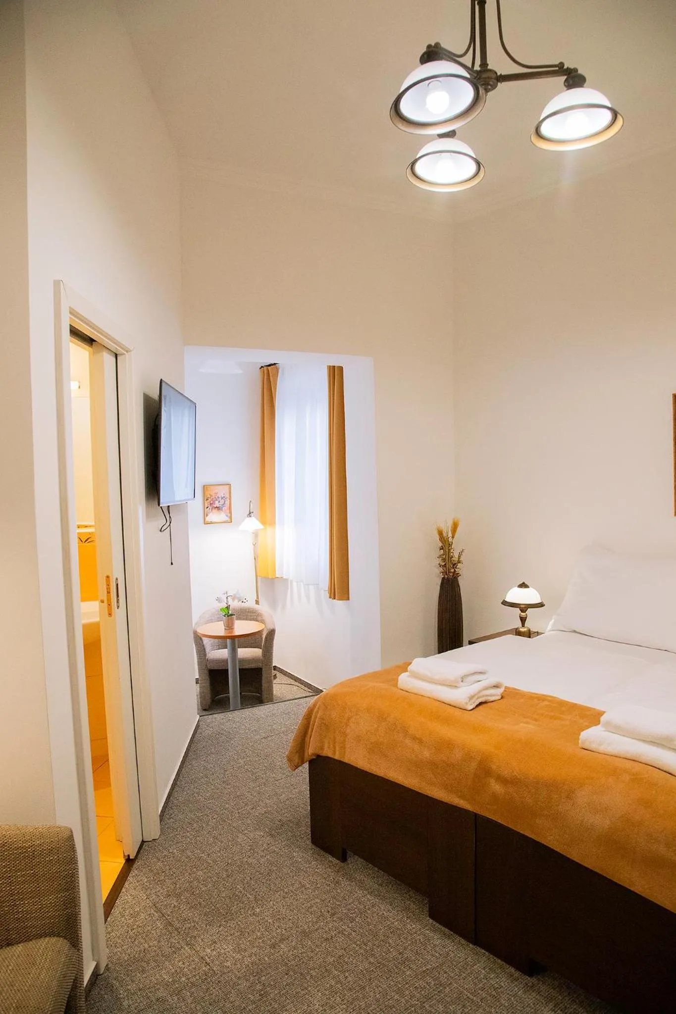 Bed in Old Prague House