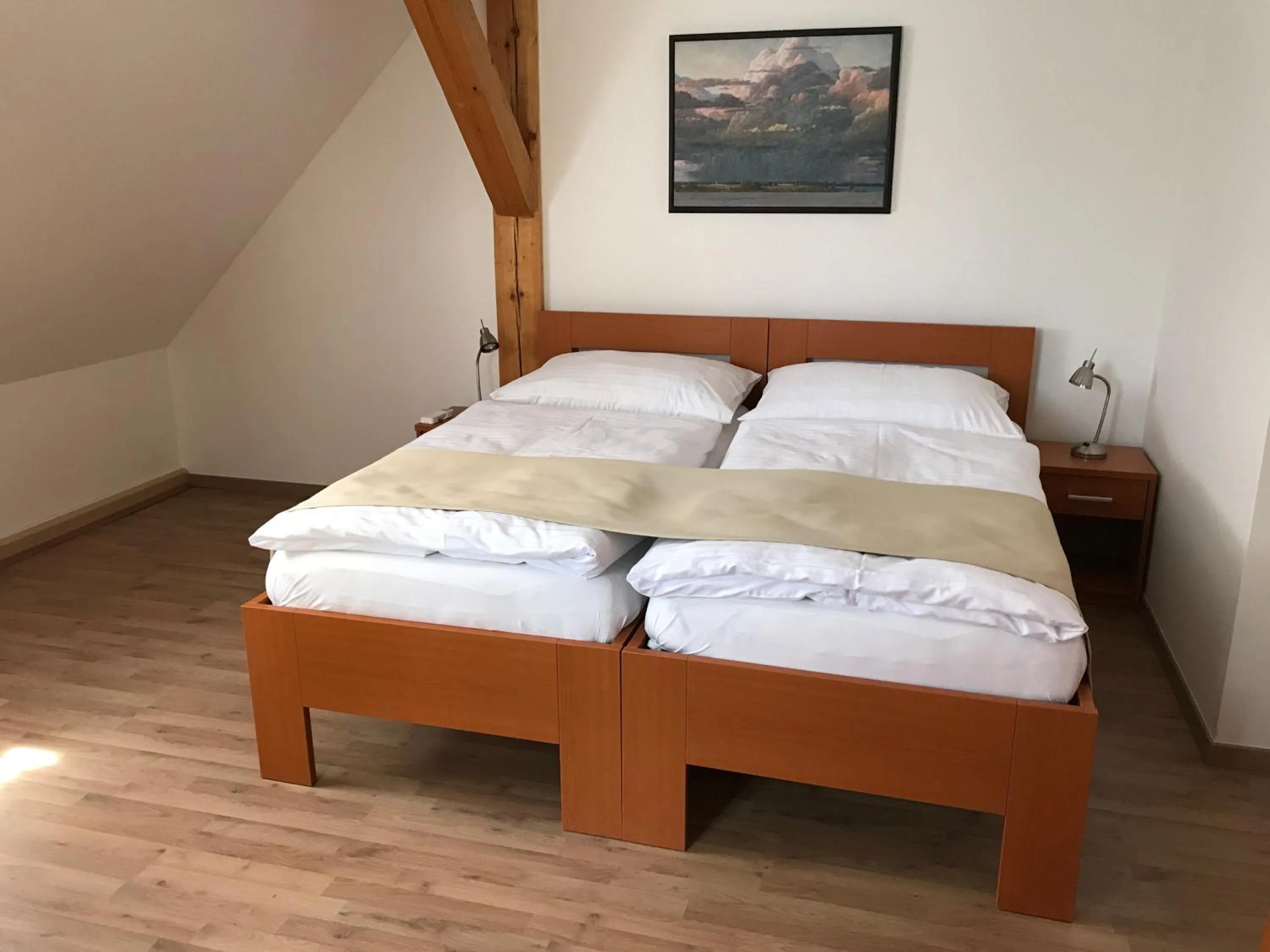 Bed in Old Prague House