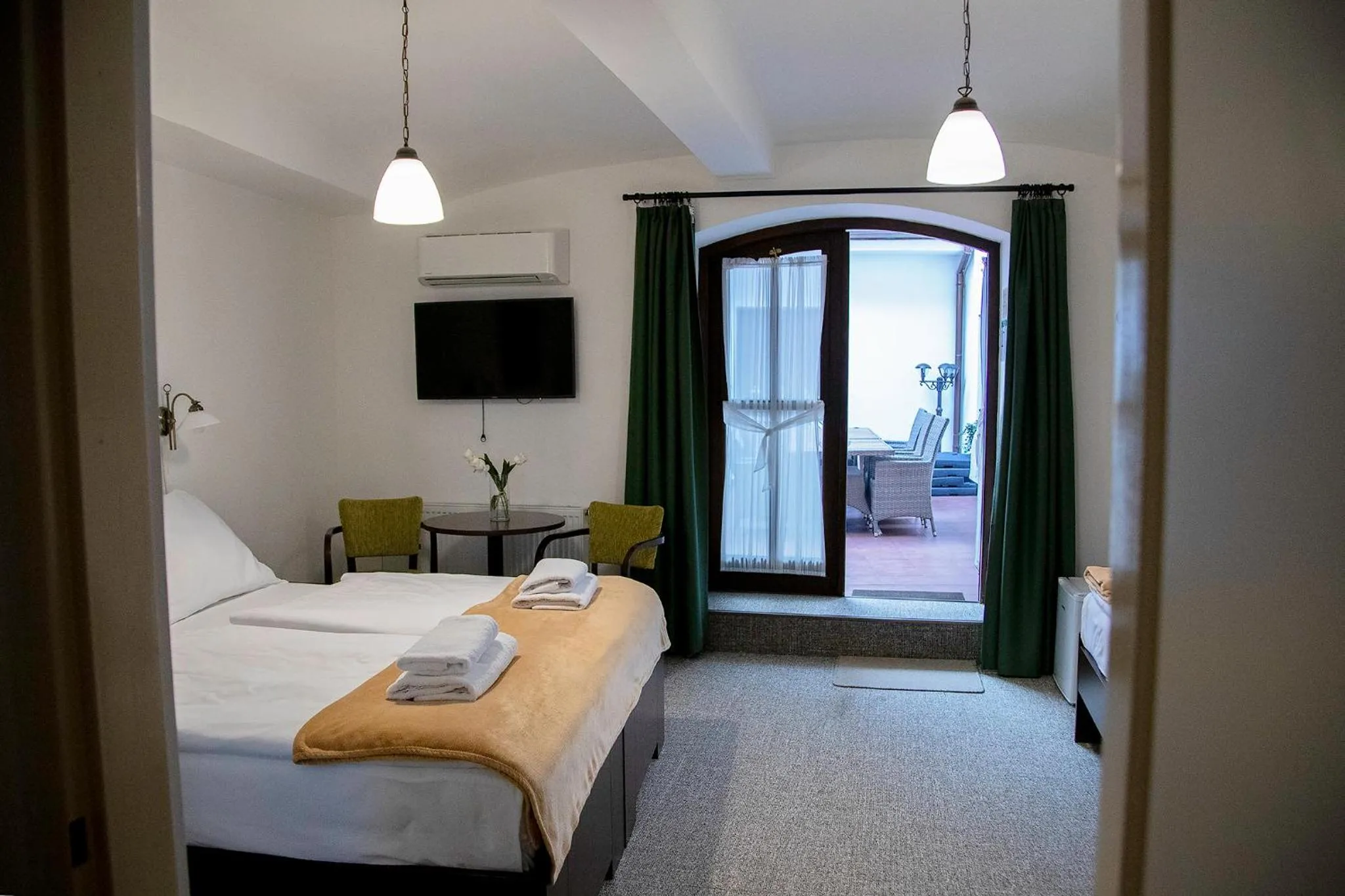 Bed in Old Prague House