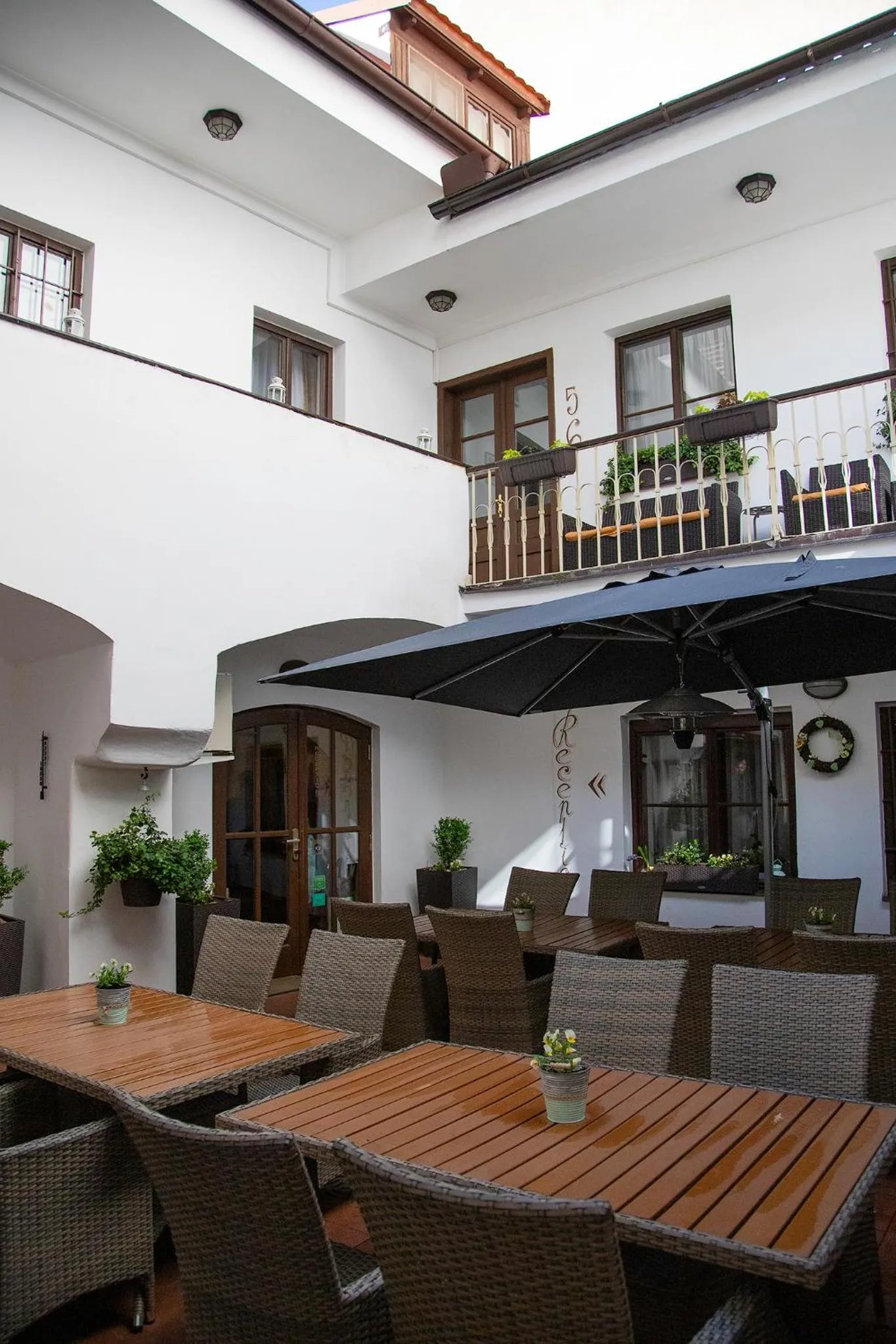 Seating area in Old Prague House
