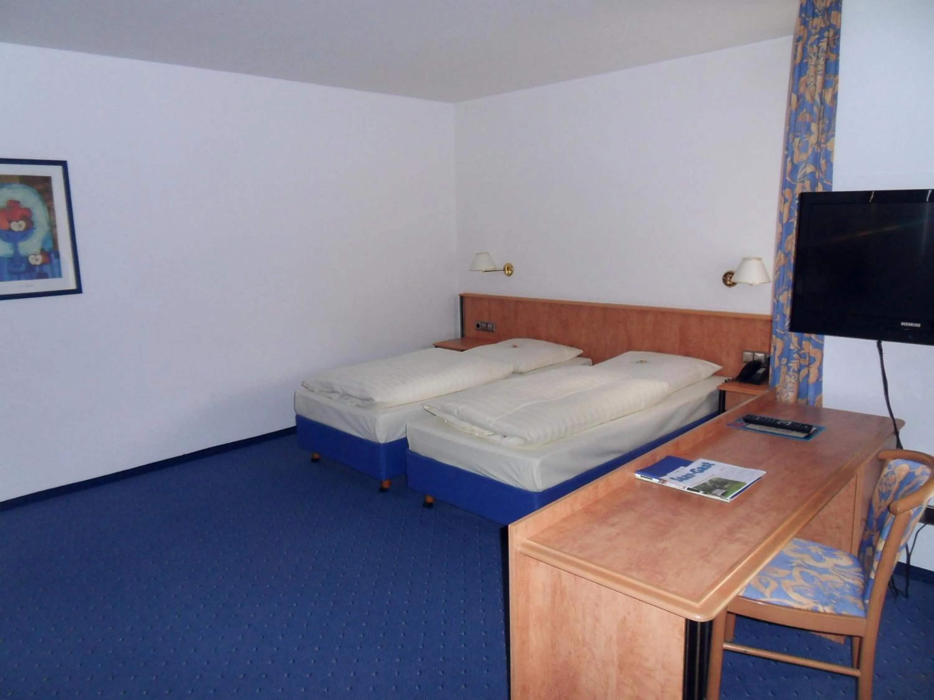 Bed in Hotel Stadt Homburg