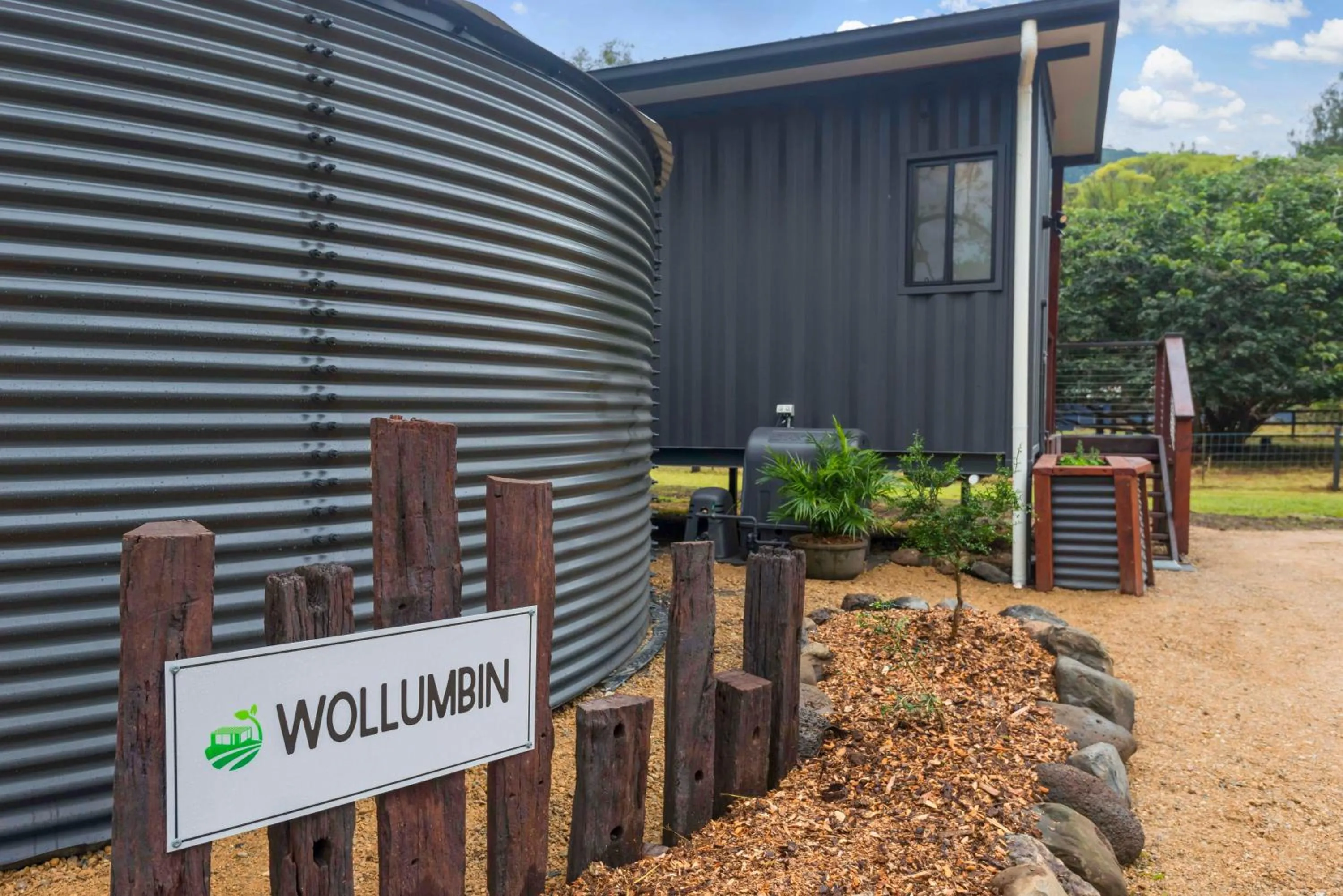 Property logo or sign in Contained in Nimbin Accommodation