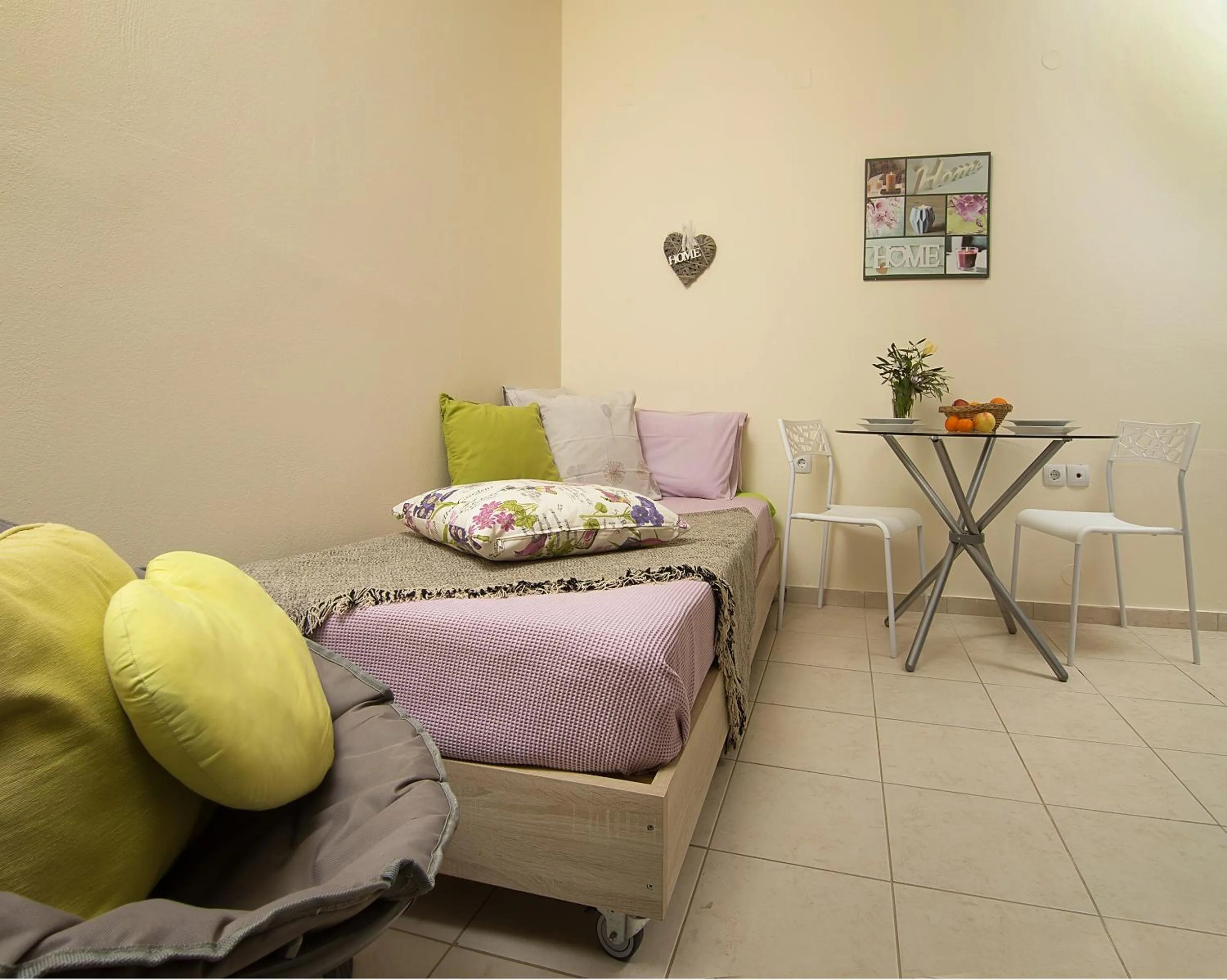 Seating area in Home Suites