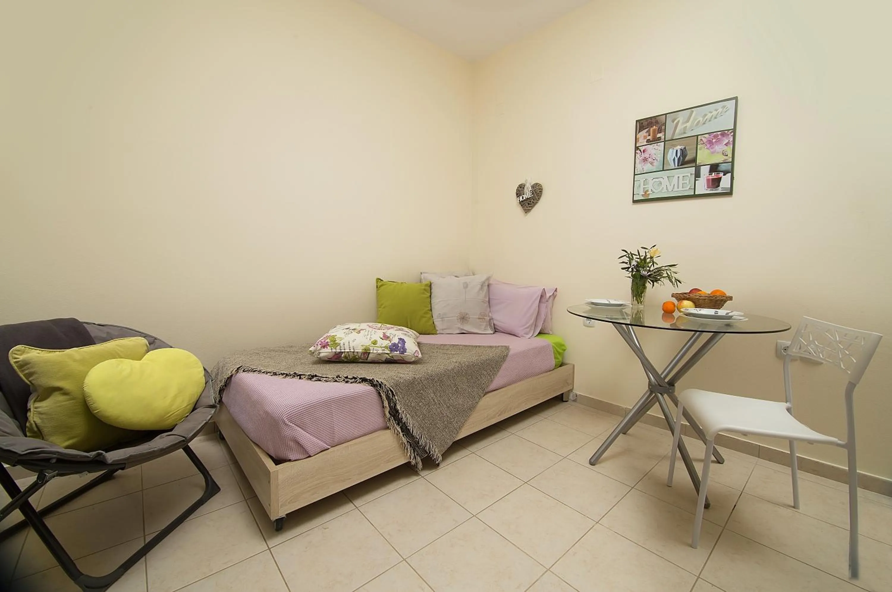 Seating area in Home Suites