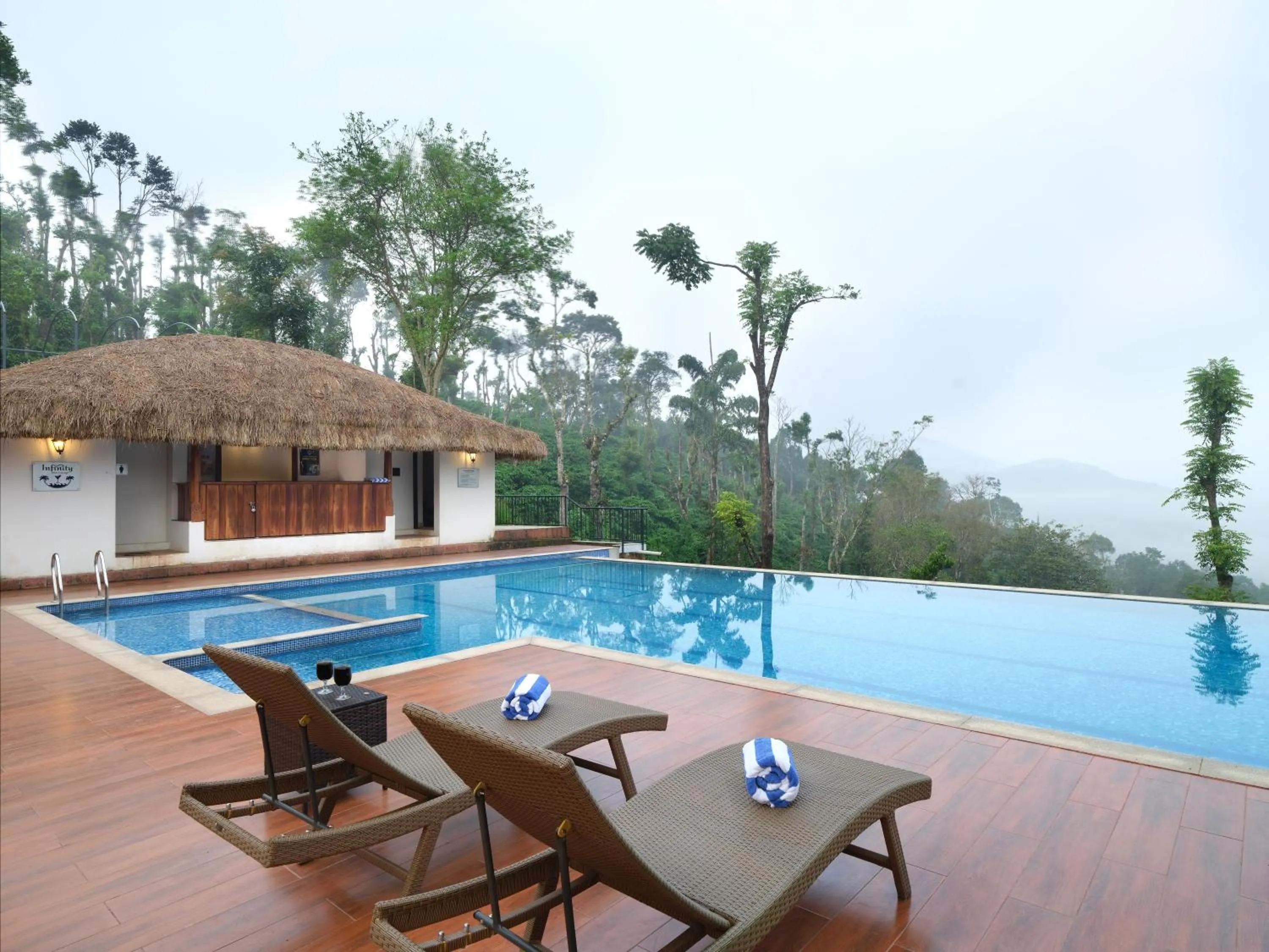 Pool view in Trishvam Tapovana